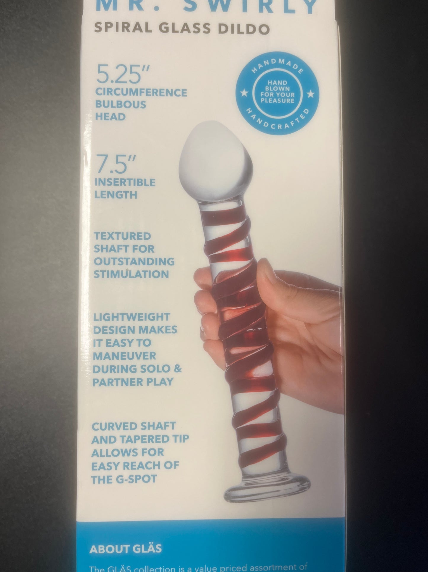 Glas Mr. Swirly Glass Dildo