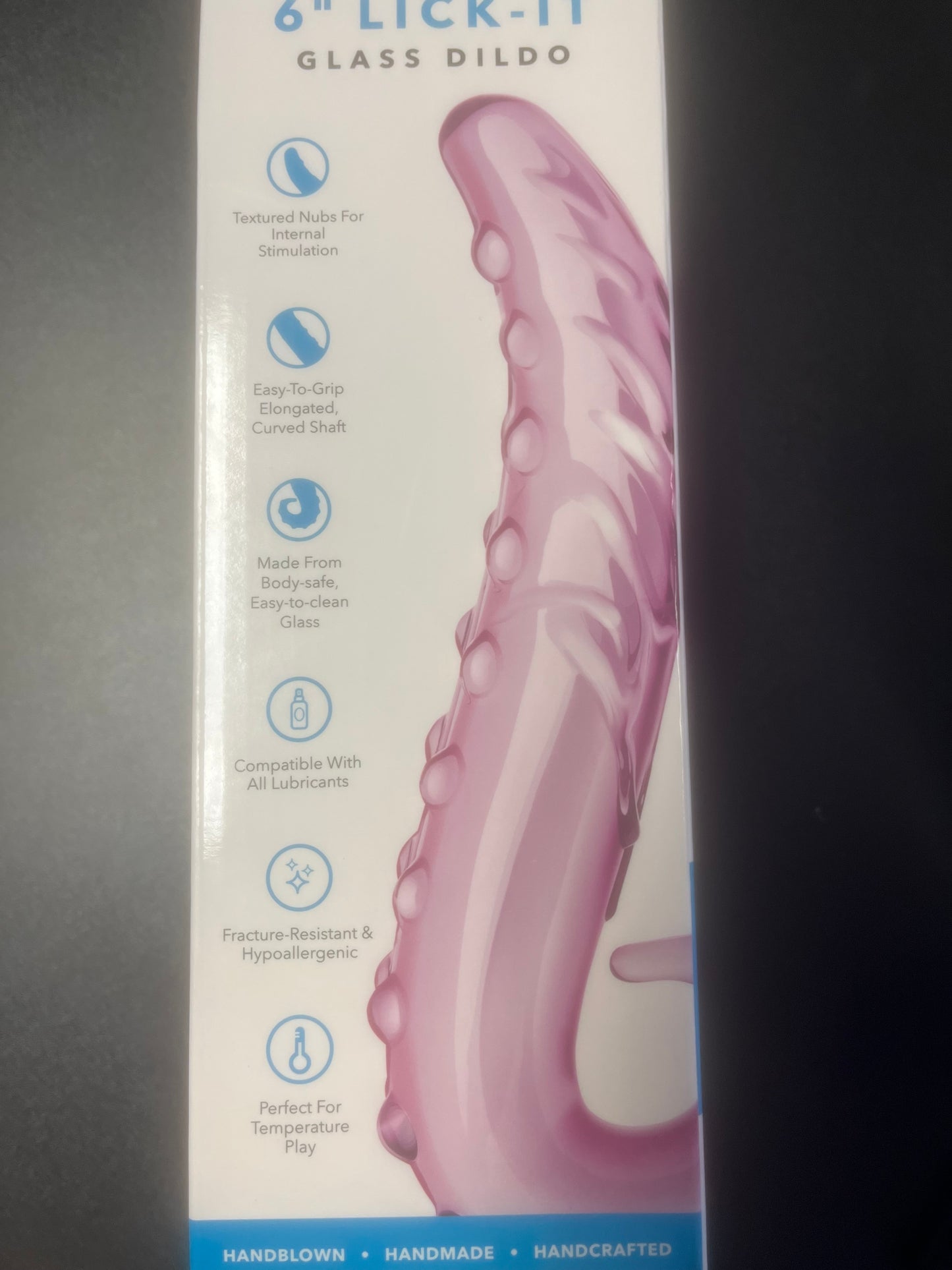 gläs Lick-It Dildo
