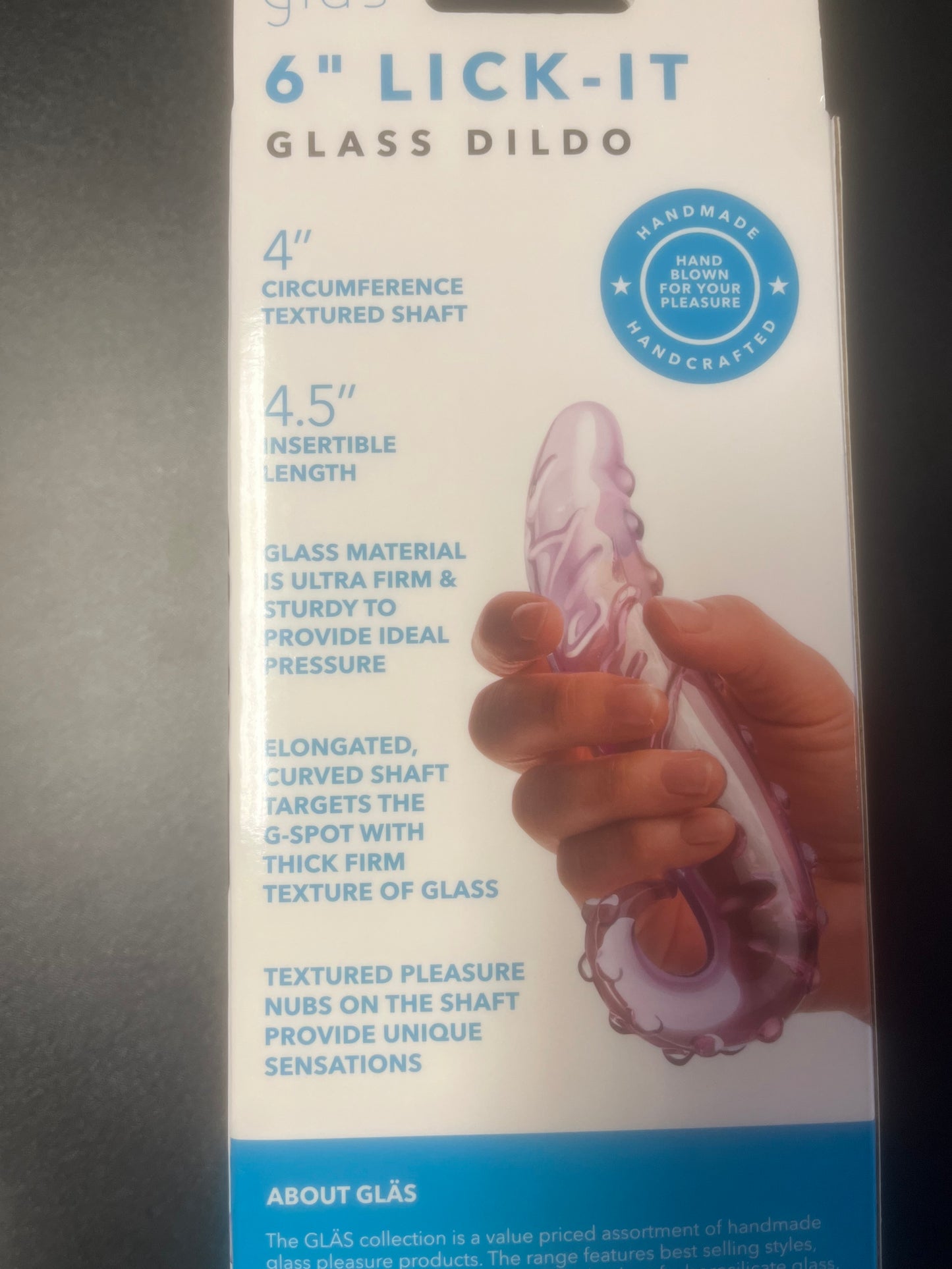 gläs Lick-It Dildo