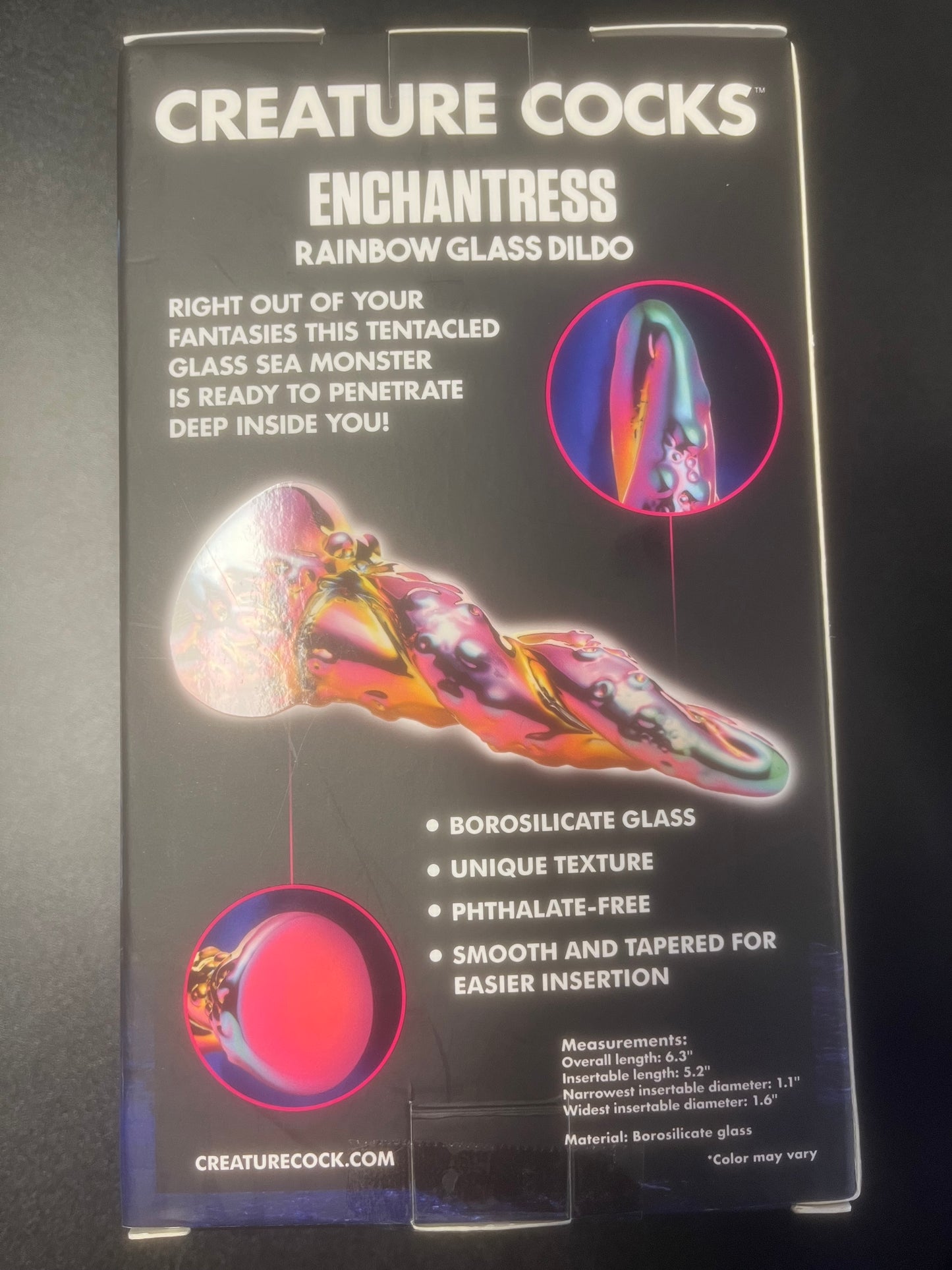 Creature Cocks Enchantress Glass Dildo