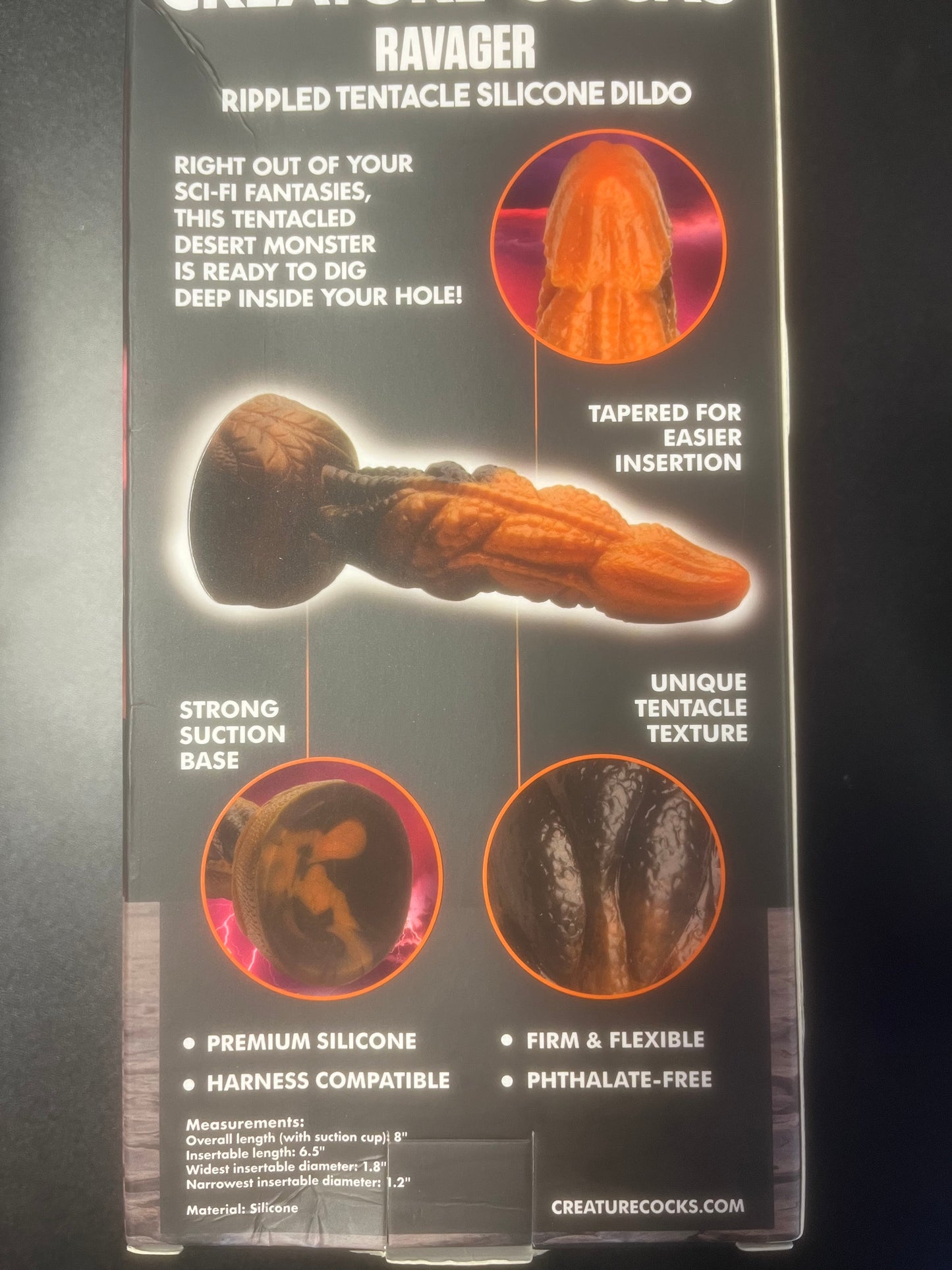 Creature Cocks Ravager Rippled Tentacle Dildo