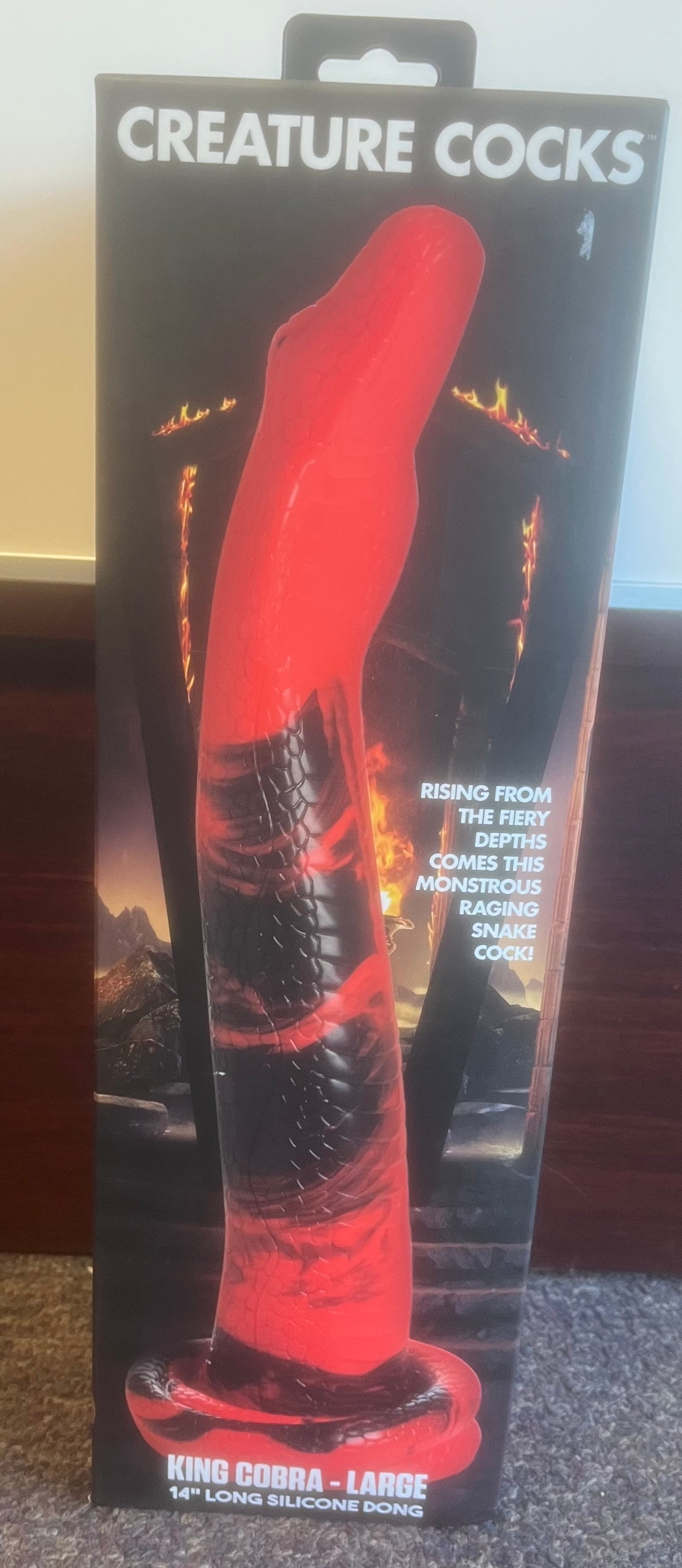 Creature Cocks King Cobra Large Silicone Dildo