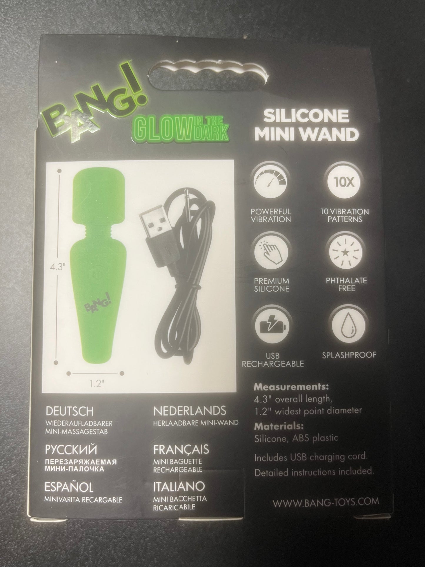 Bang! Glow-in-the-Dark Mini Wand