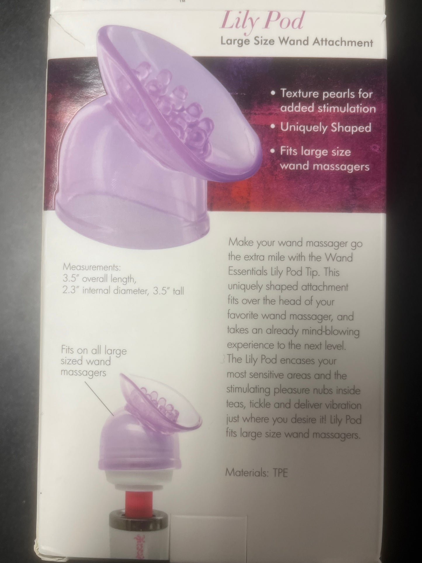 Lily Pod Wand Attachment