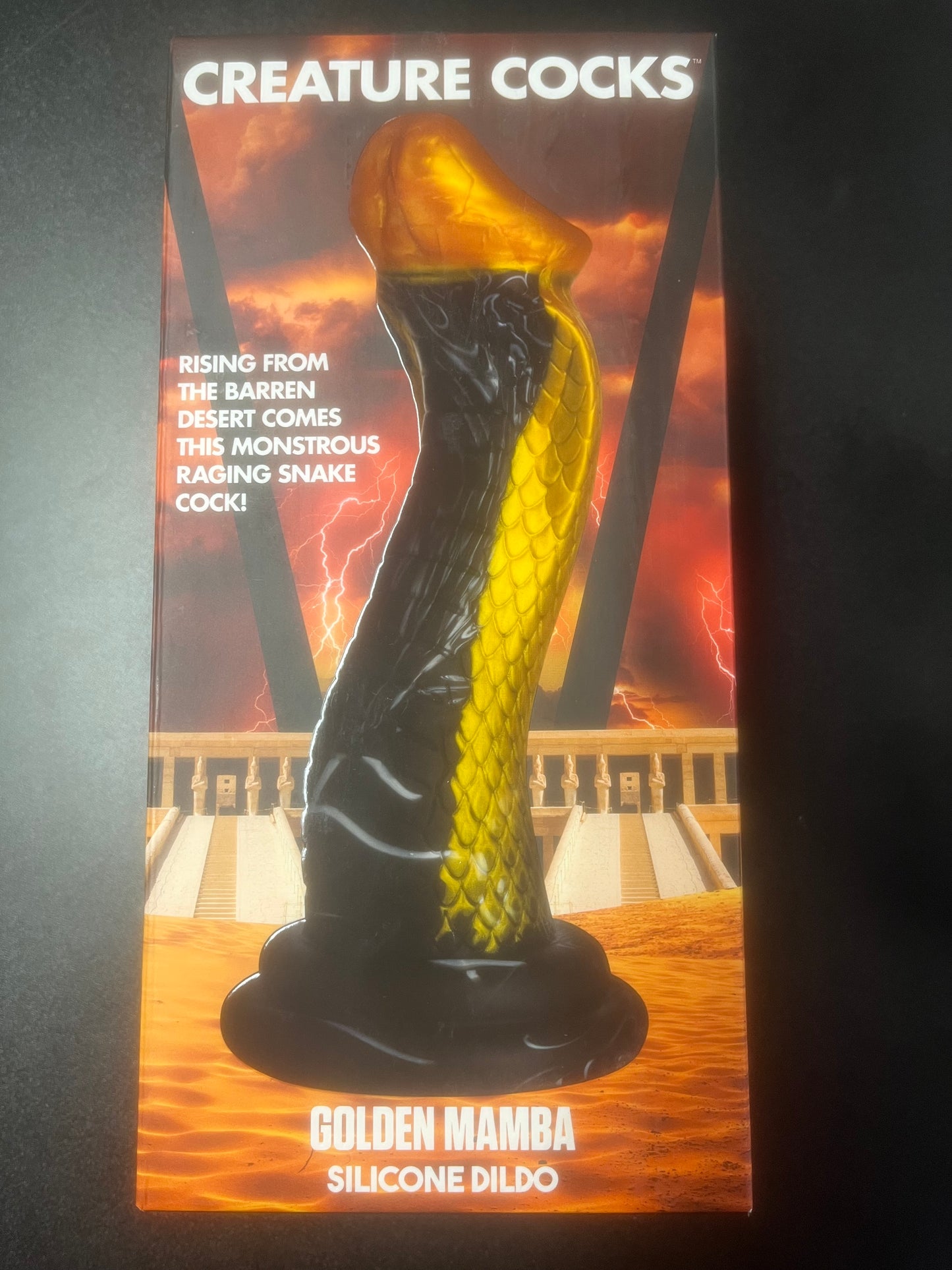 Creature Cocks Golden Mamba Silicone Dildo