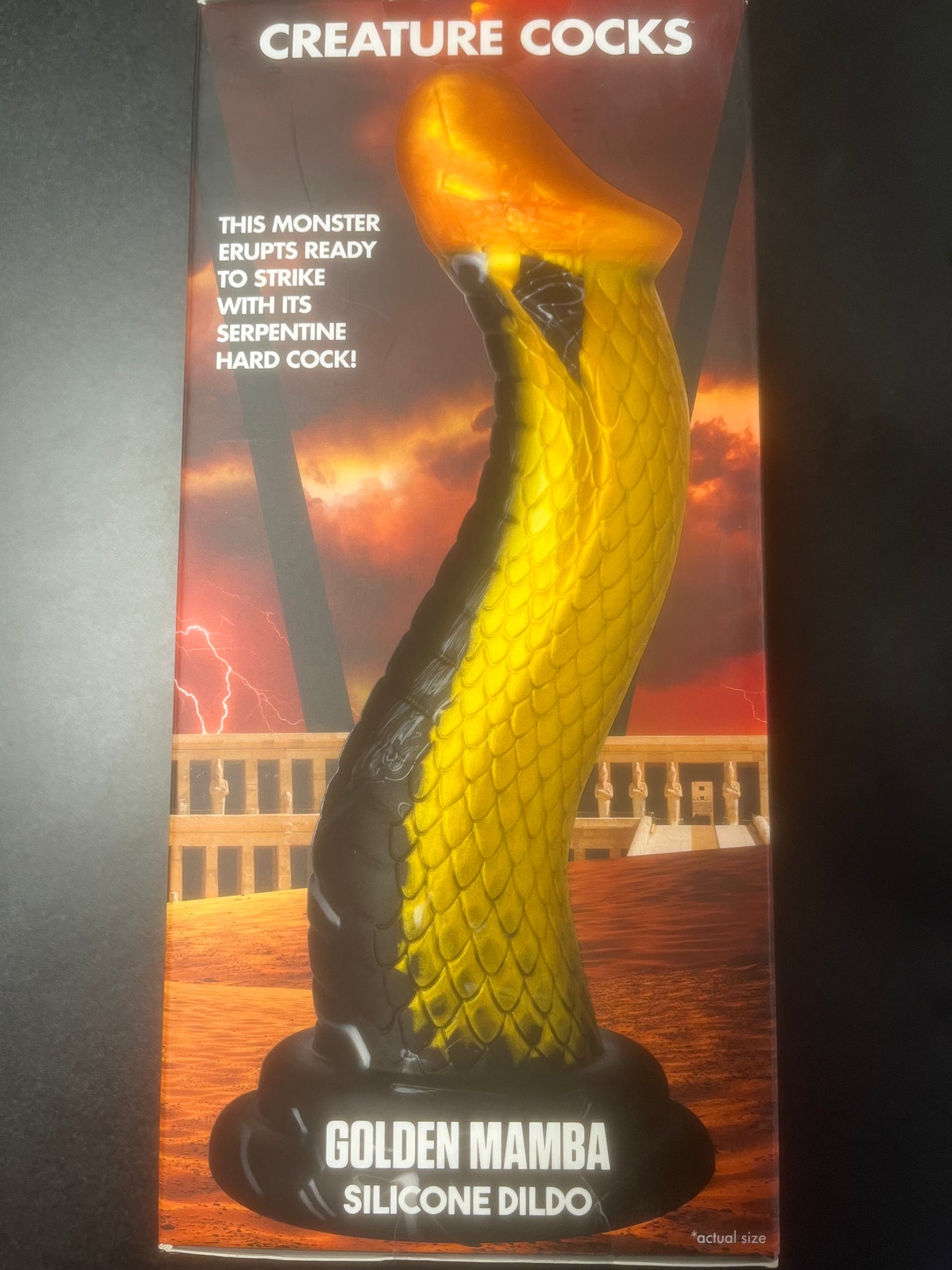 Creature Cocks Golden Mamba Silicone Dildo