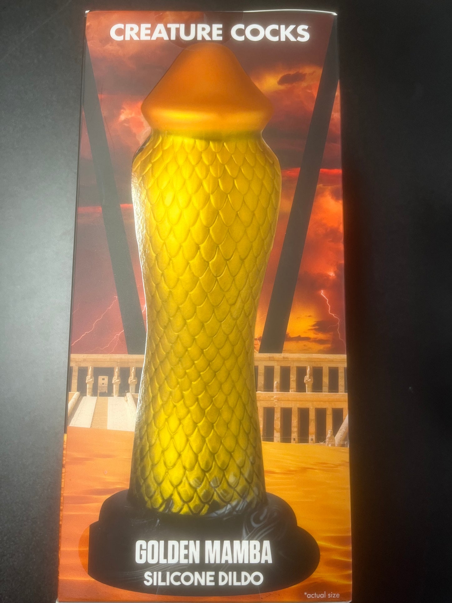 Creature Cocks Golden Mamba Silicone Dildo