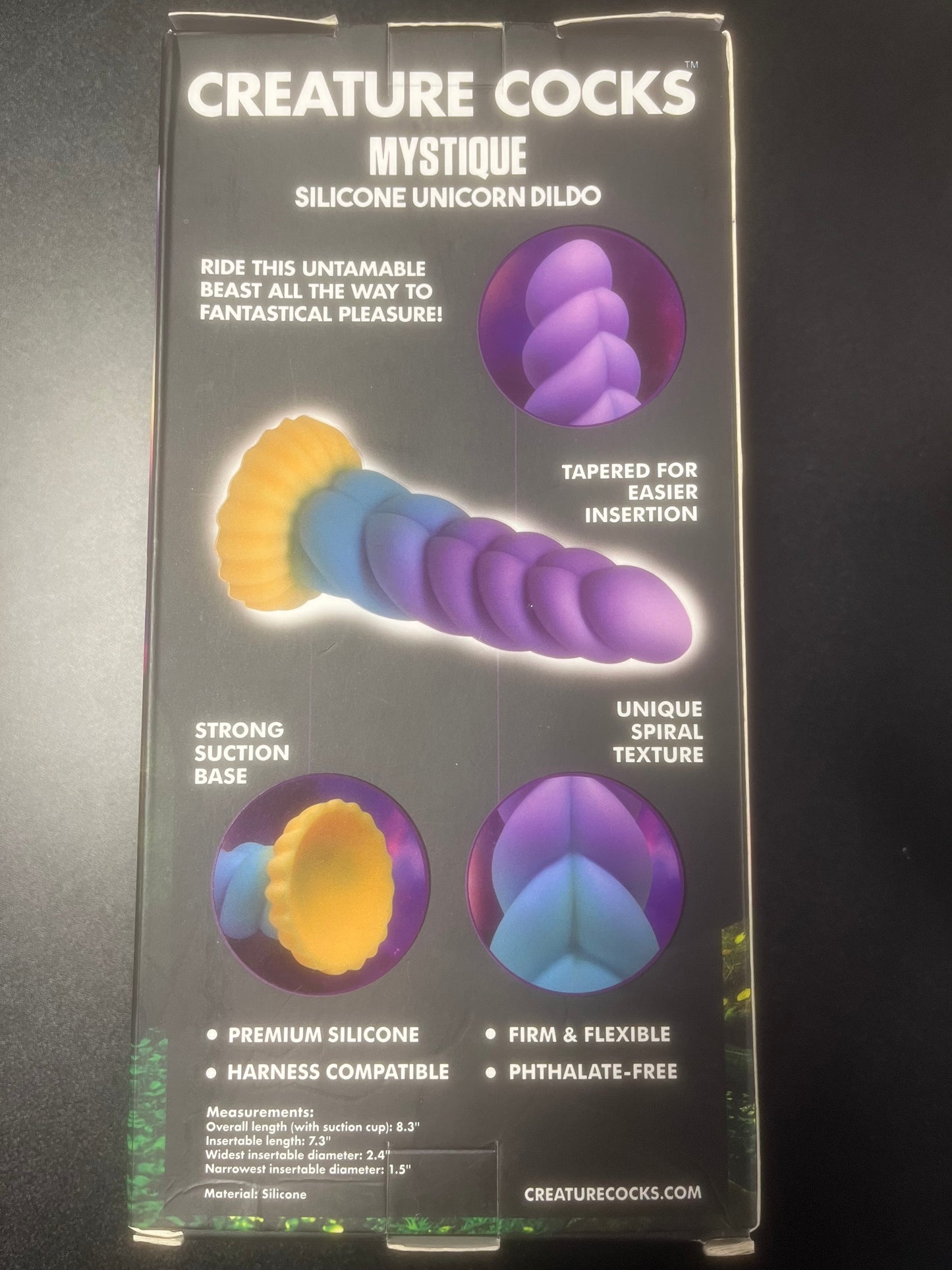 Creature Cocks Mystique Unicorn Silicone Dildo