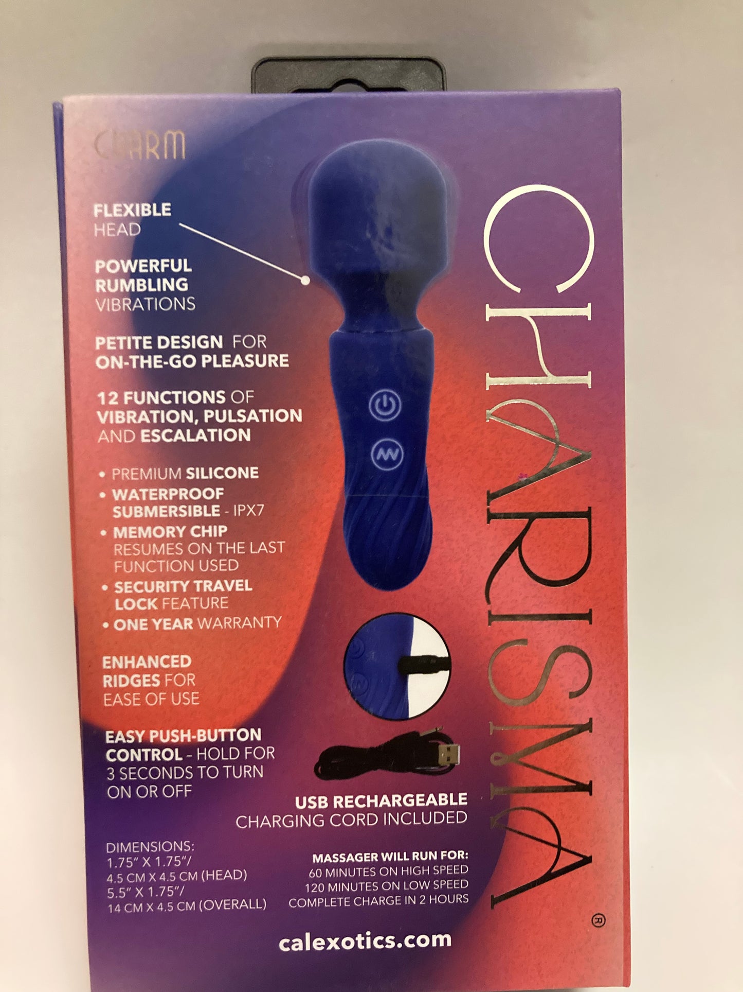 CalExotics Charisma Charm Mini Wand Vibe