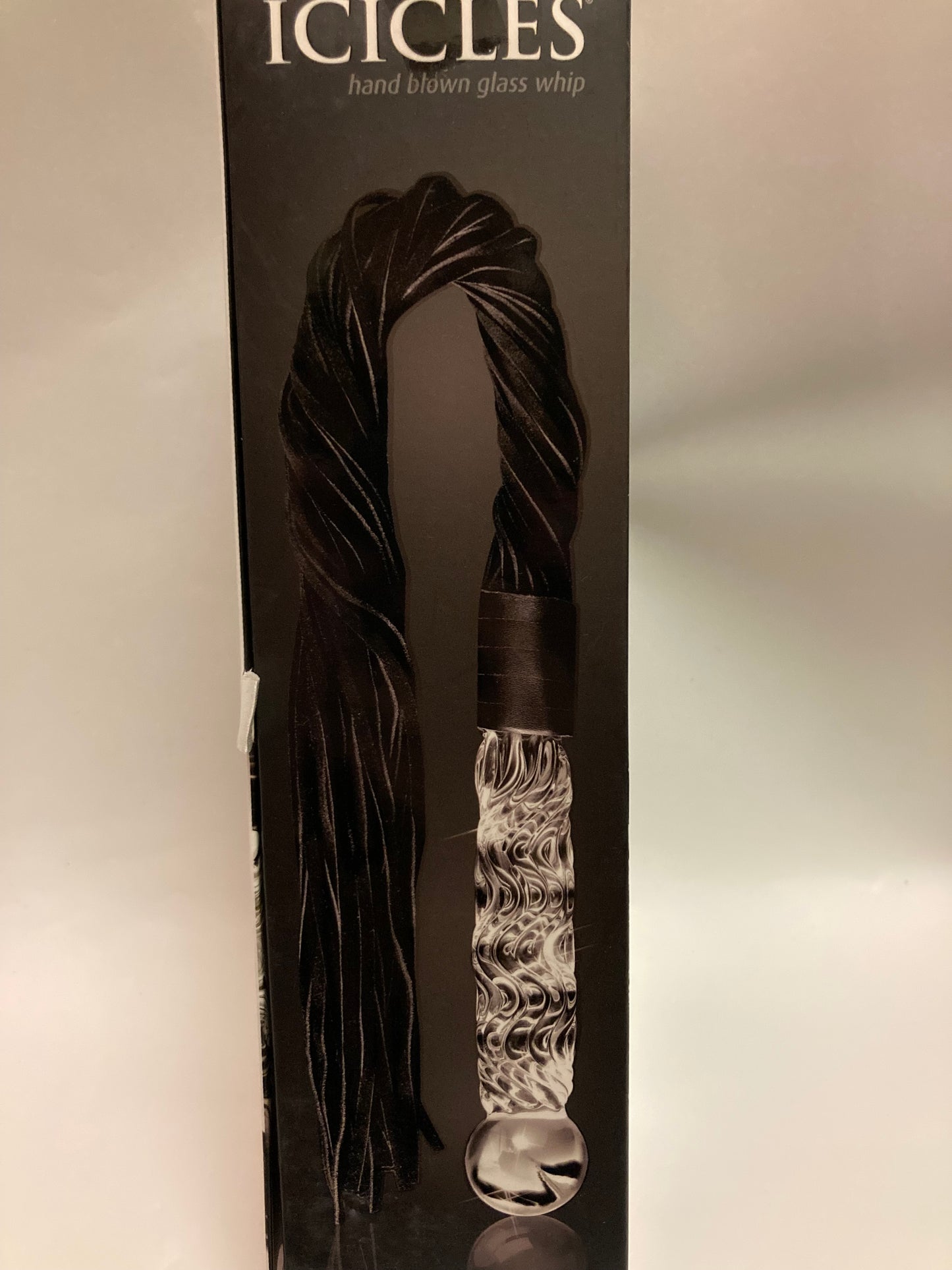 Pipedream Icicles No. 38 Hand Blown Glass Whip