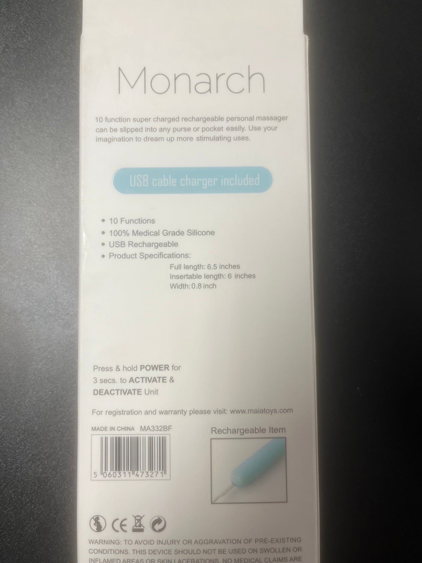 Monarch Slim Vibrator