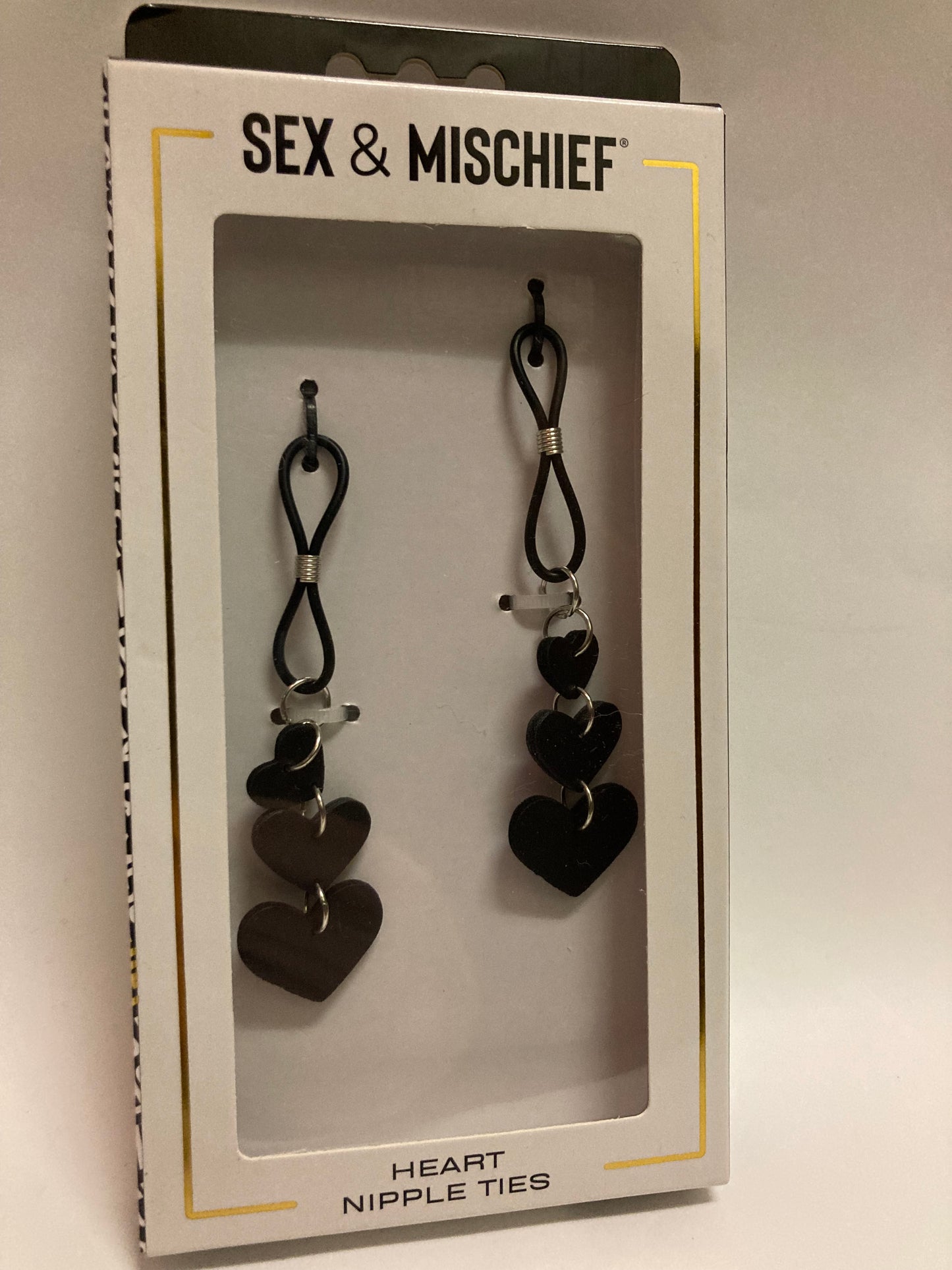 Sex & Mischief Heart Nipple Ties