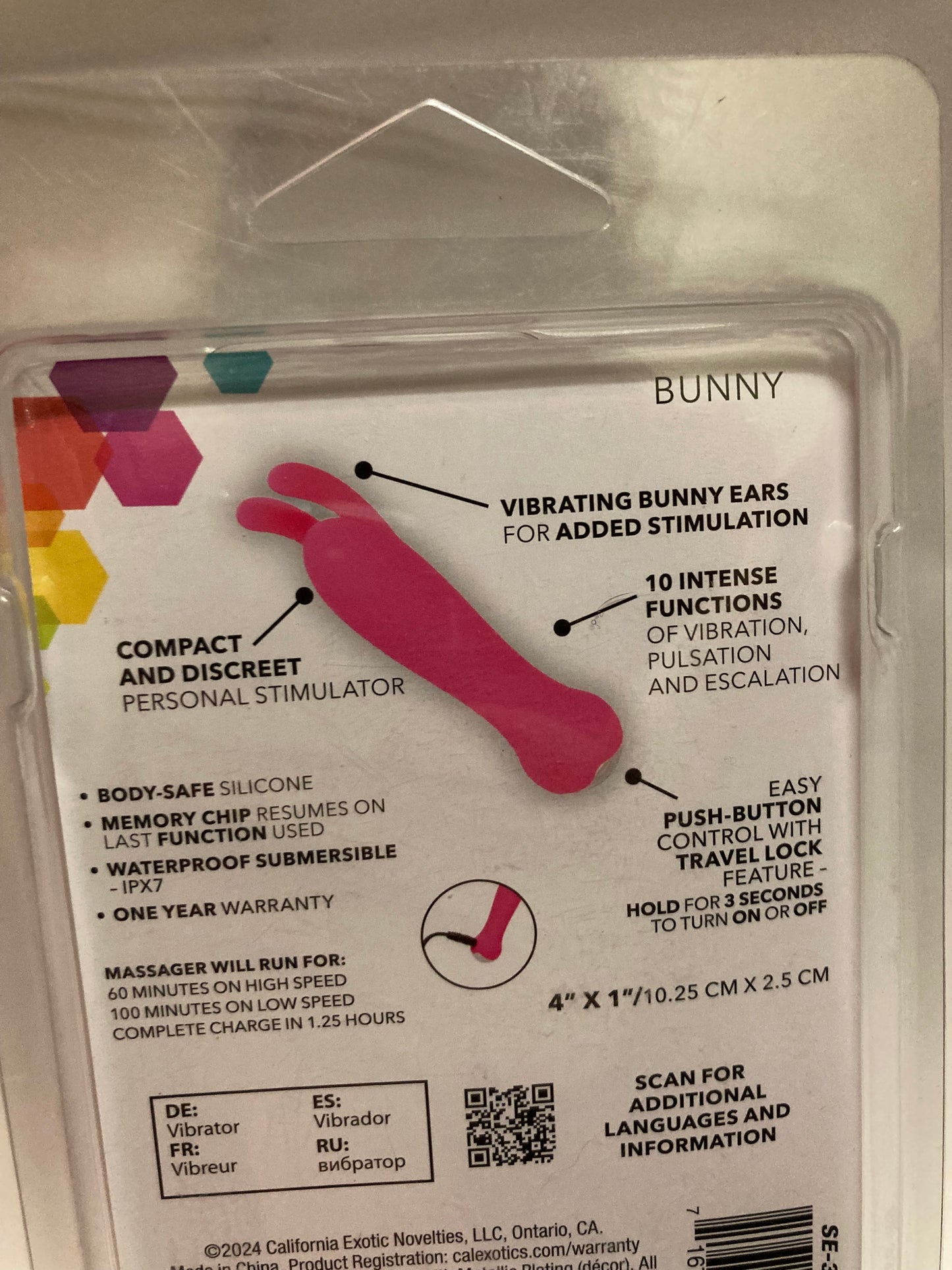 CalExotics Kyst Bunny Bullet Vibe