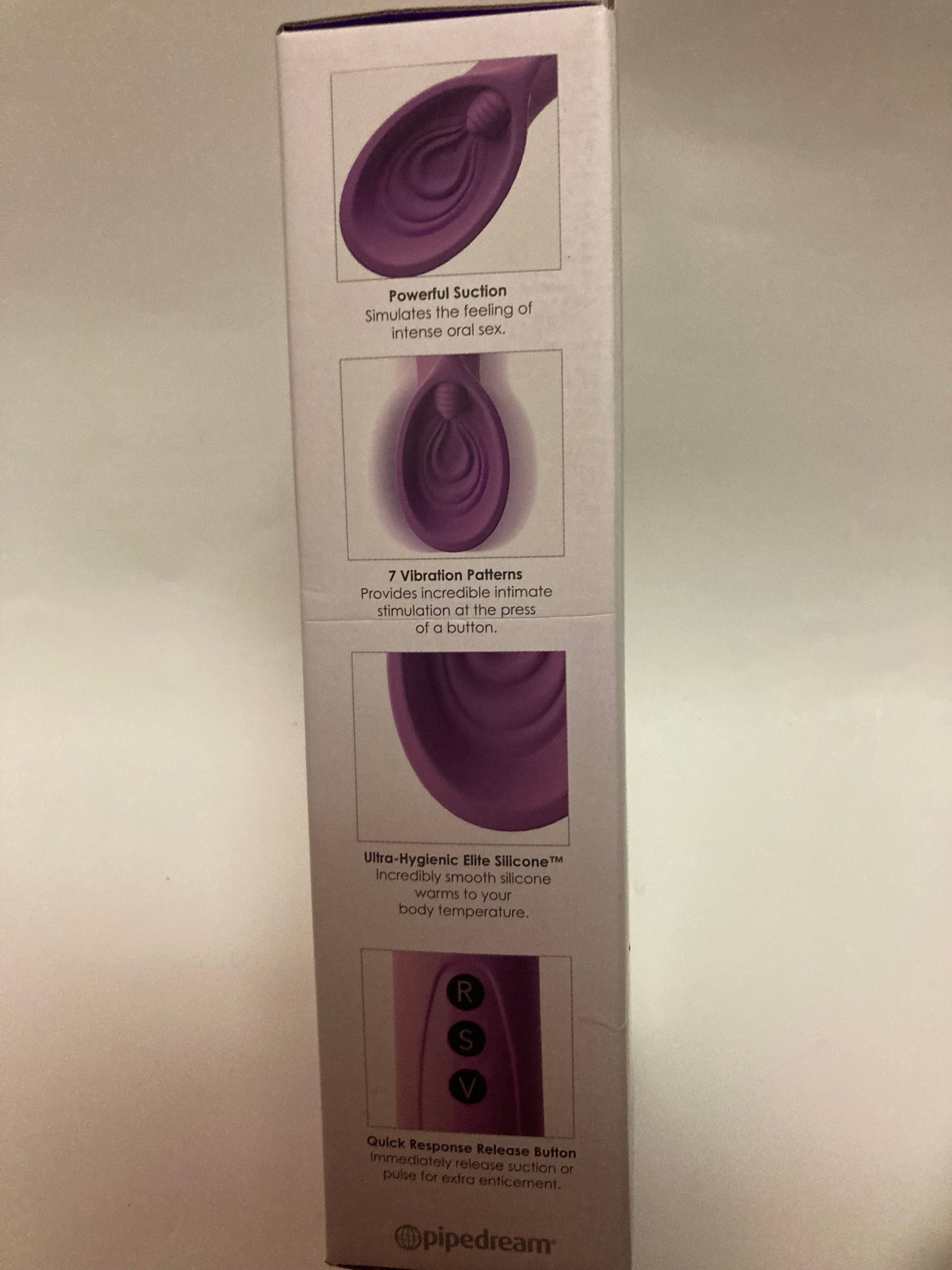 Pipedream Fantasy For Her Vibrating Roto Suck-Her in Purple