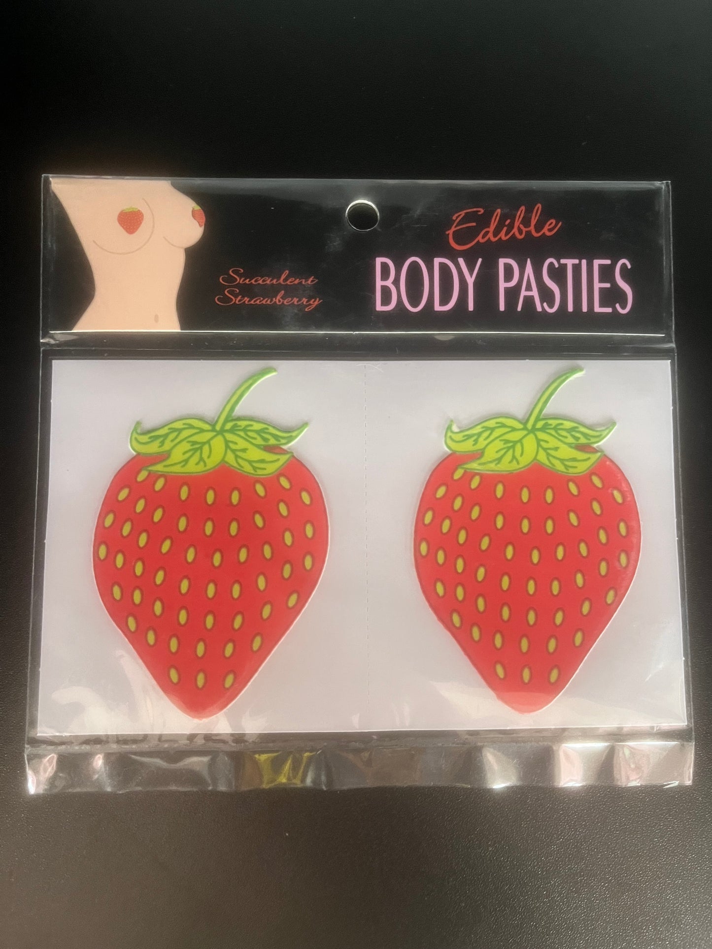 Edible Body Pasties in Strawberry