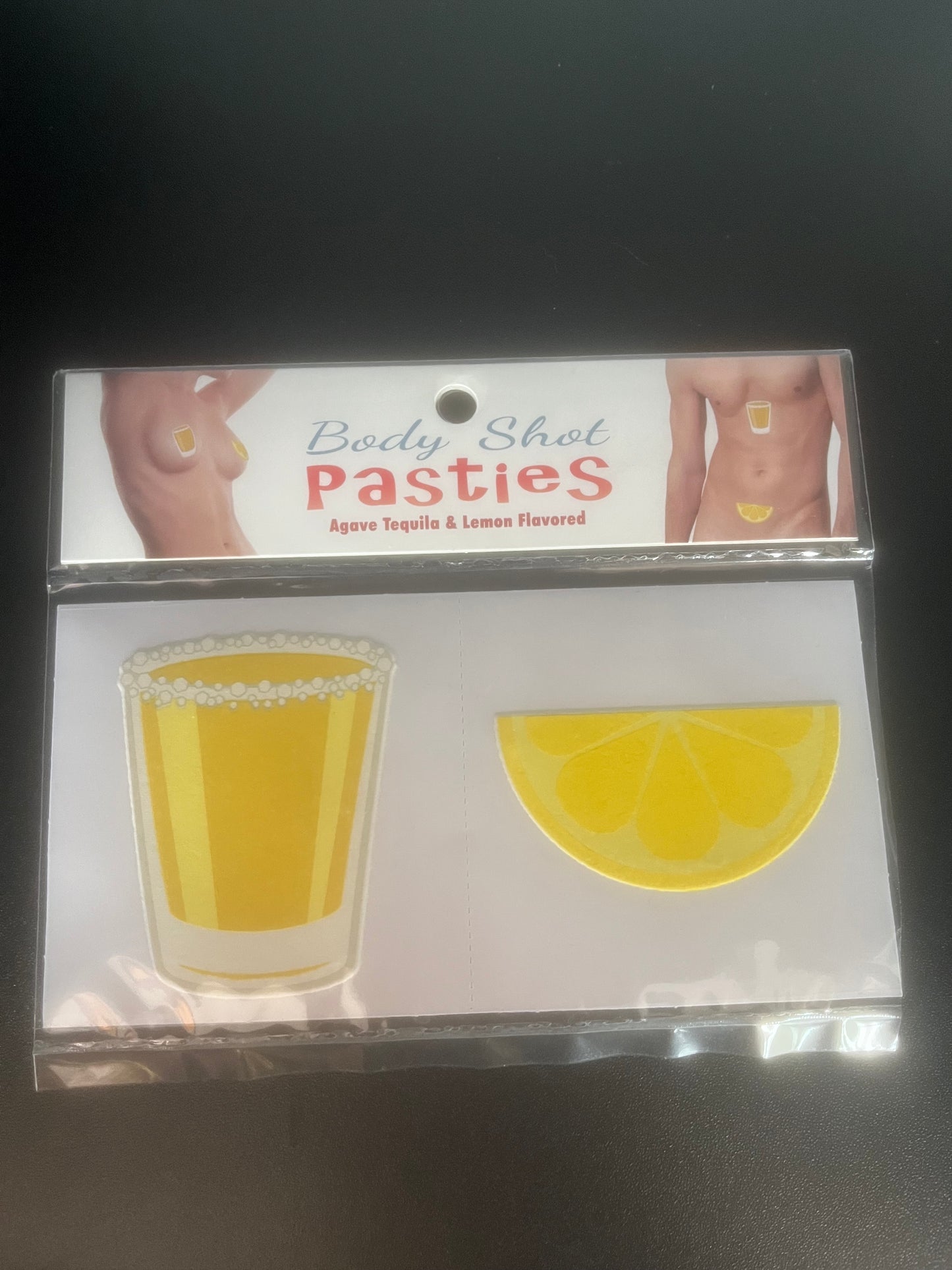 Edible Body Shot Pasties Agave Tequila and Lemon