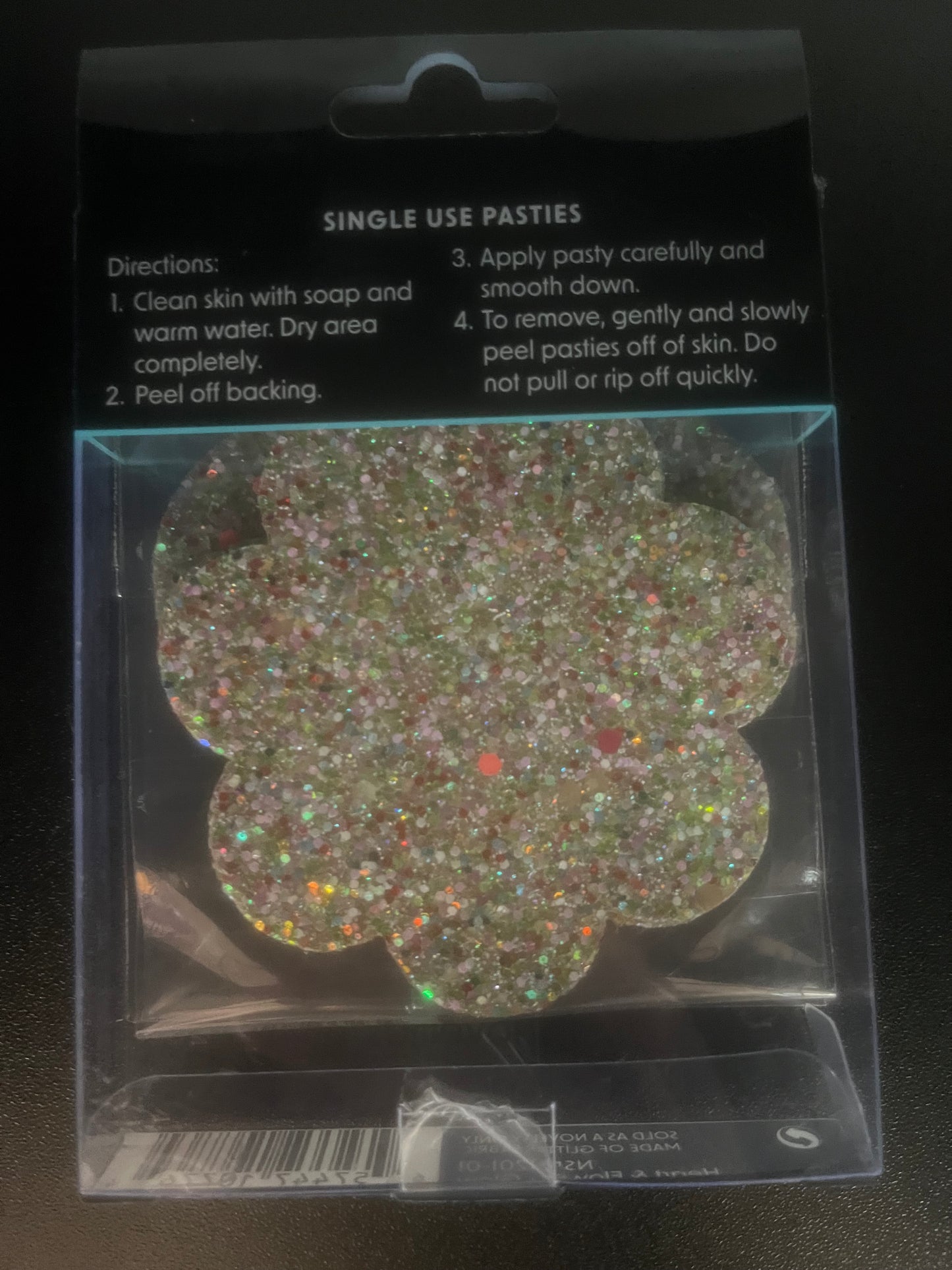 Pretty Pasties Heart & Flower Glow In The Dark Set