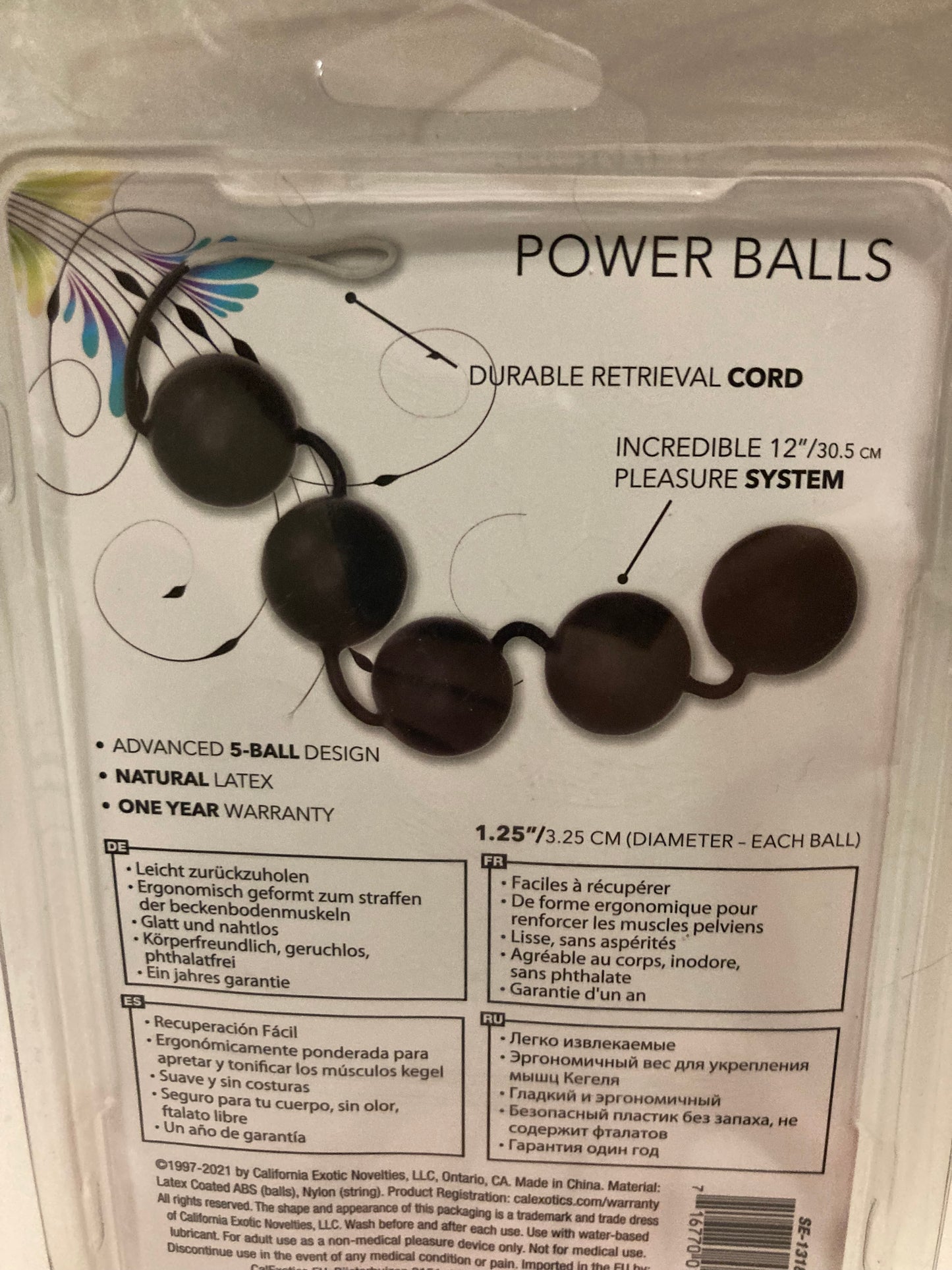 CalExotics Power Balls Anal Beads