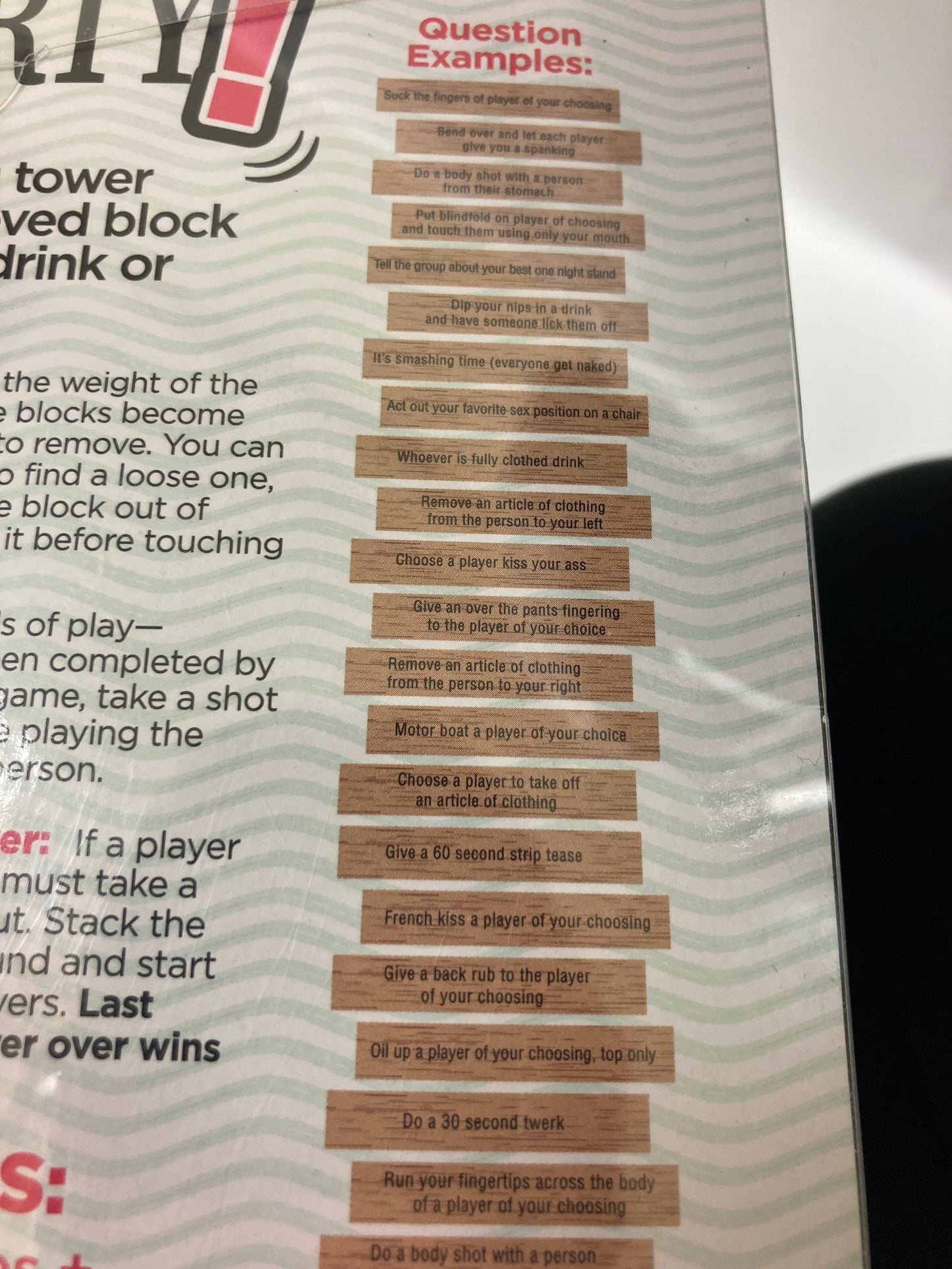 Smash Party Sexy Activity Drinking Game