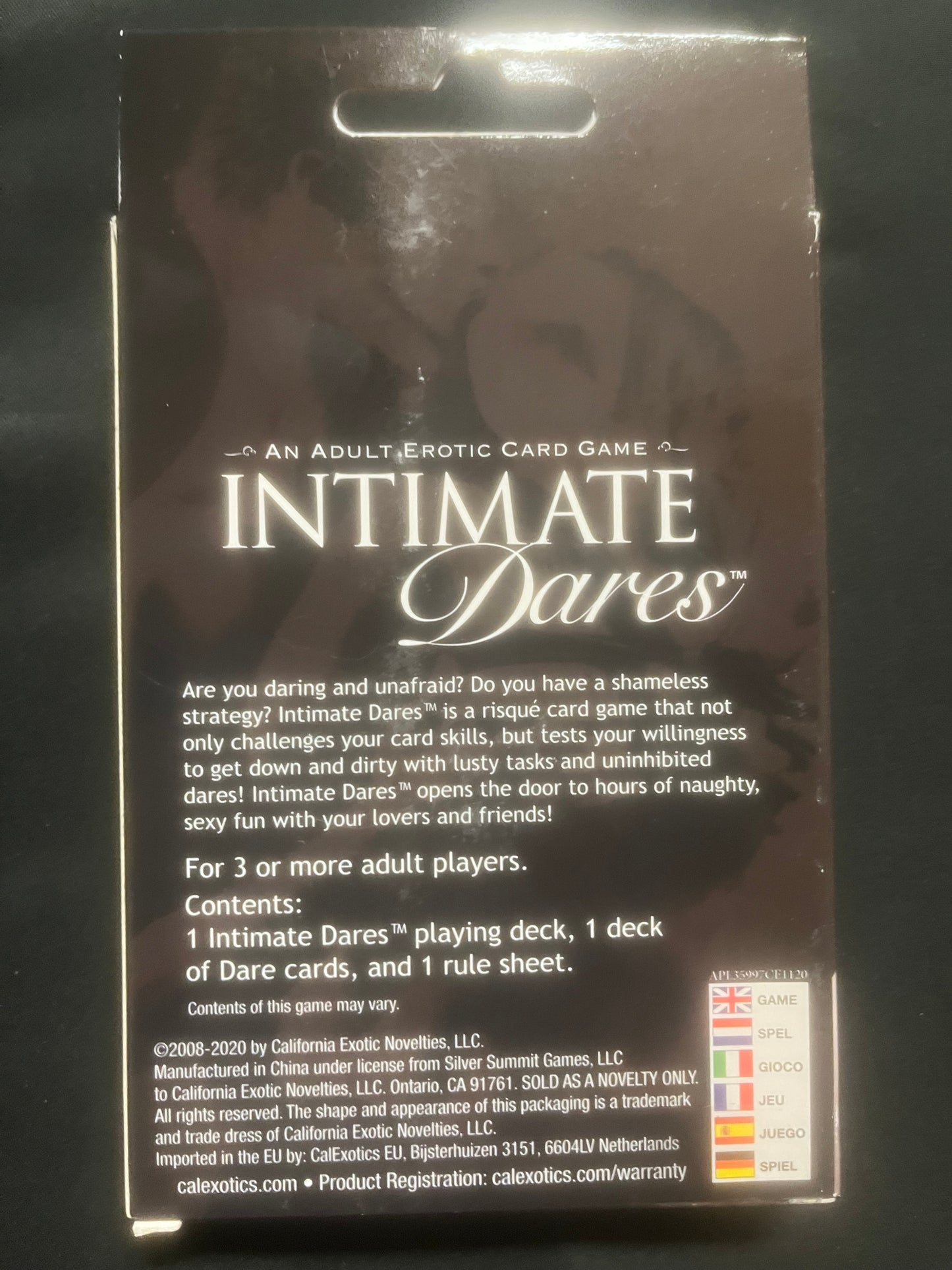 Intimate Dares Erotic Card Game
