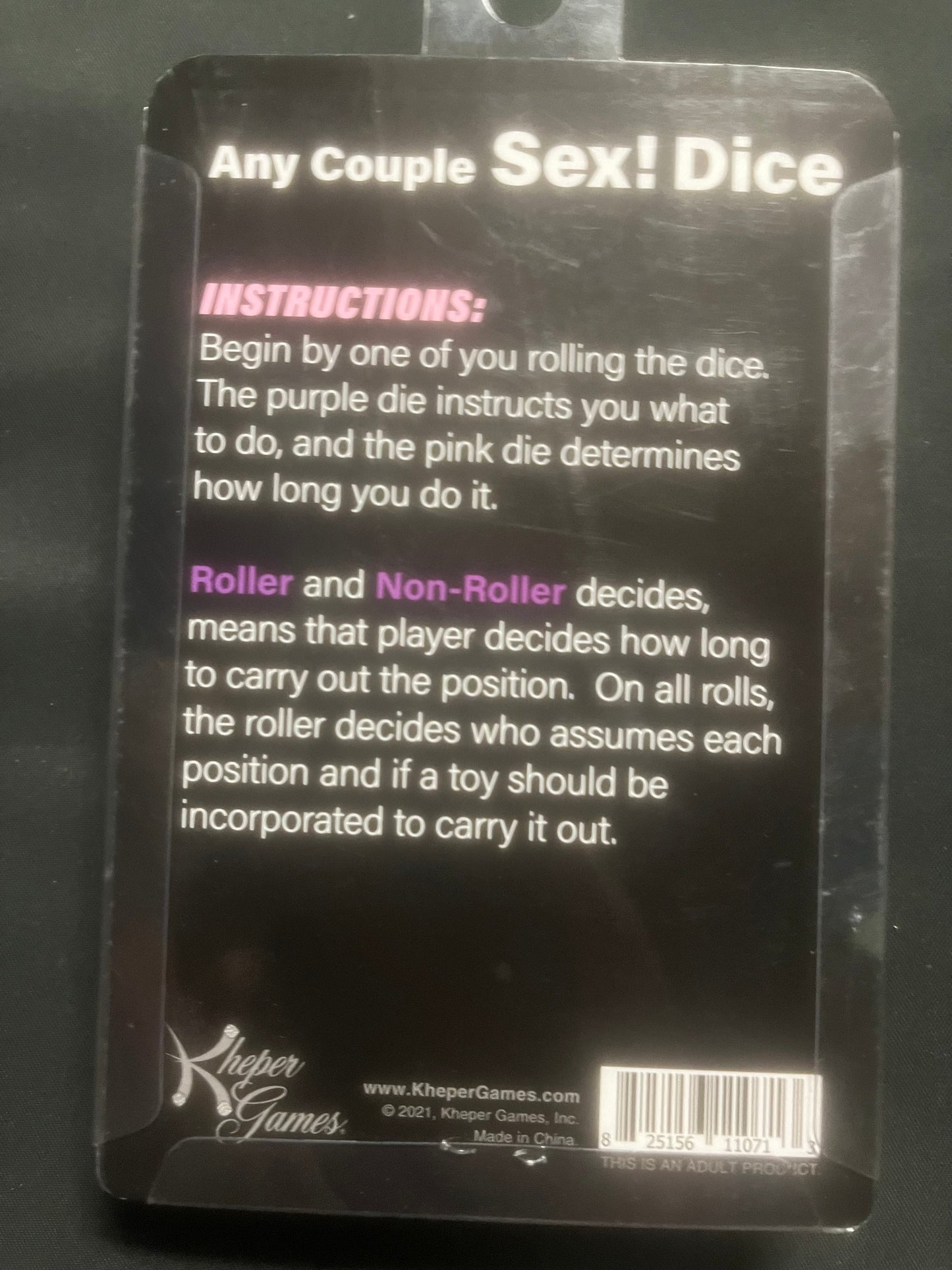 Any Couple Sex! Dice Game