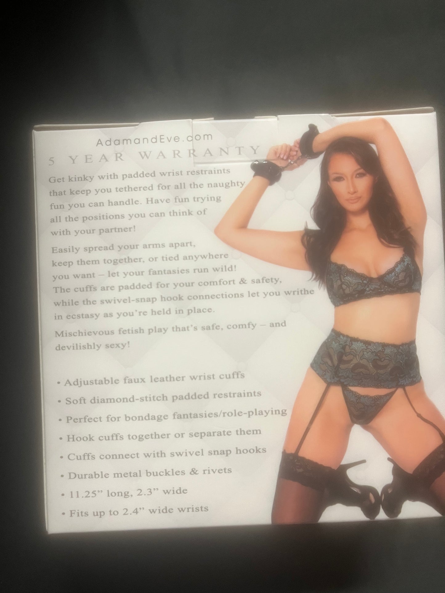 Evolbved Novelties Eve's Fetish Dreams Wrist Cuffs