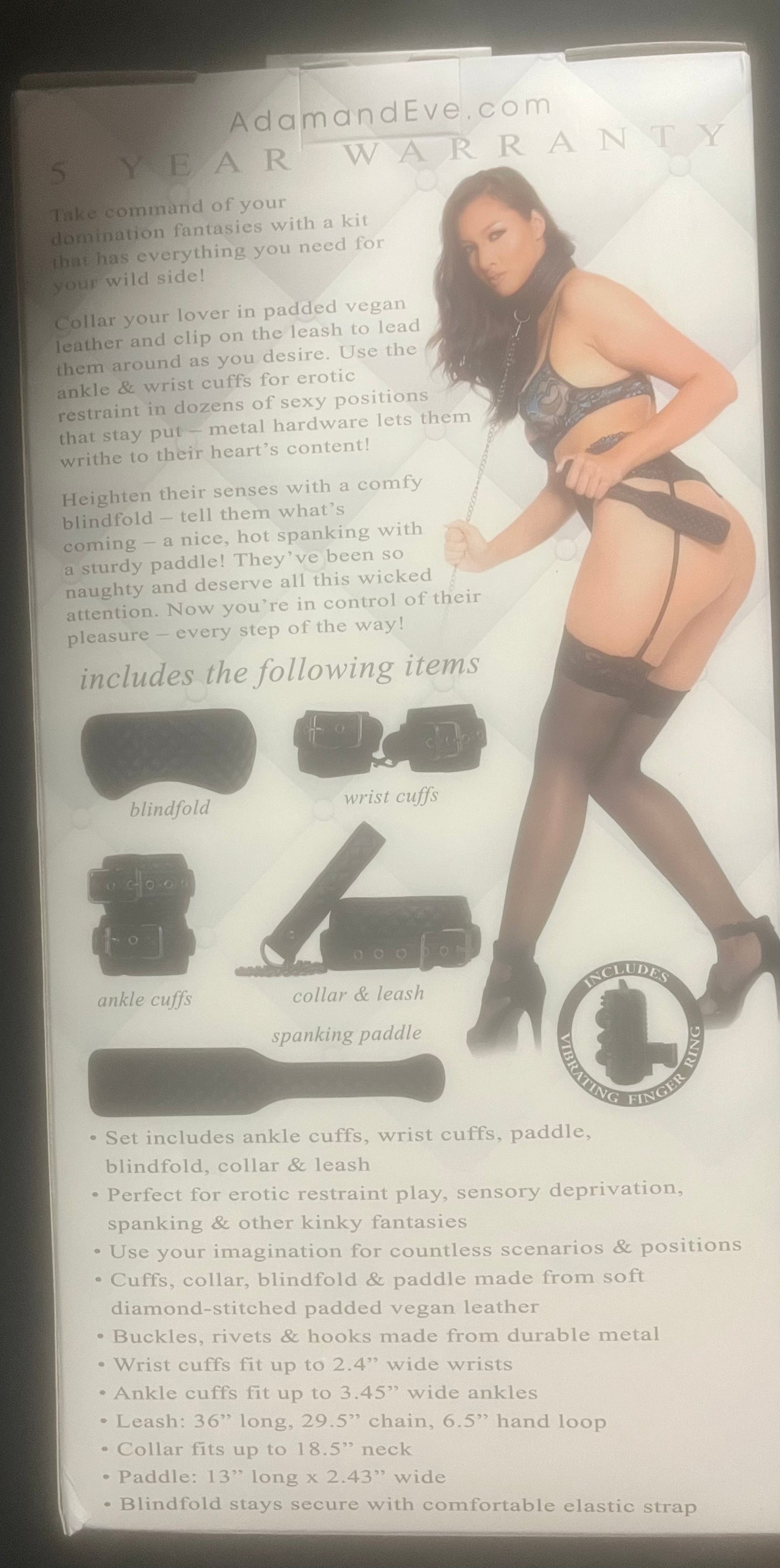 Evolved Novelties Eve's Fetish Dreams Intermediate Bondage Set
