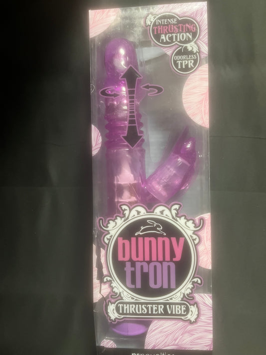 NS Novelties BunnyTron Thruster Rabbit Vibe in Purple