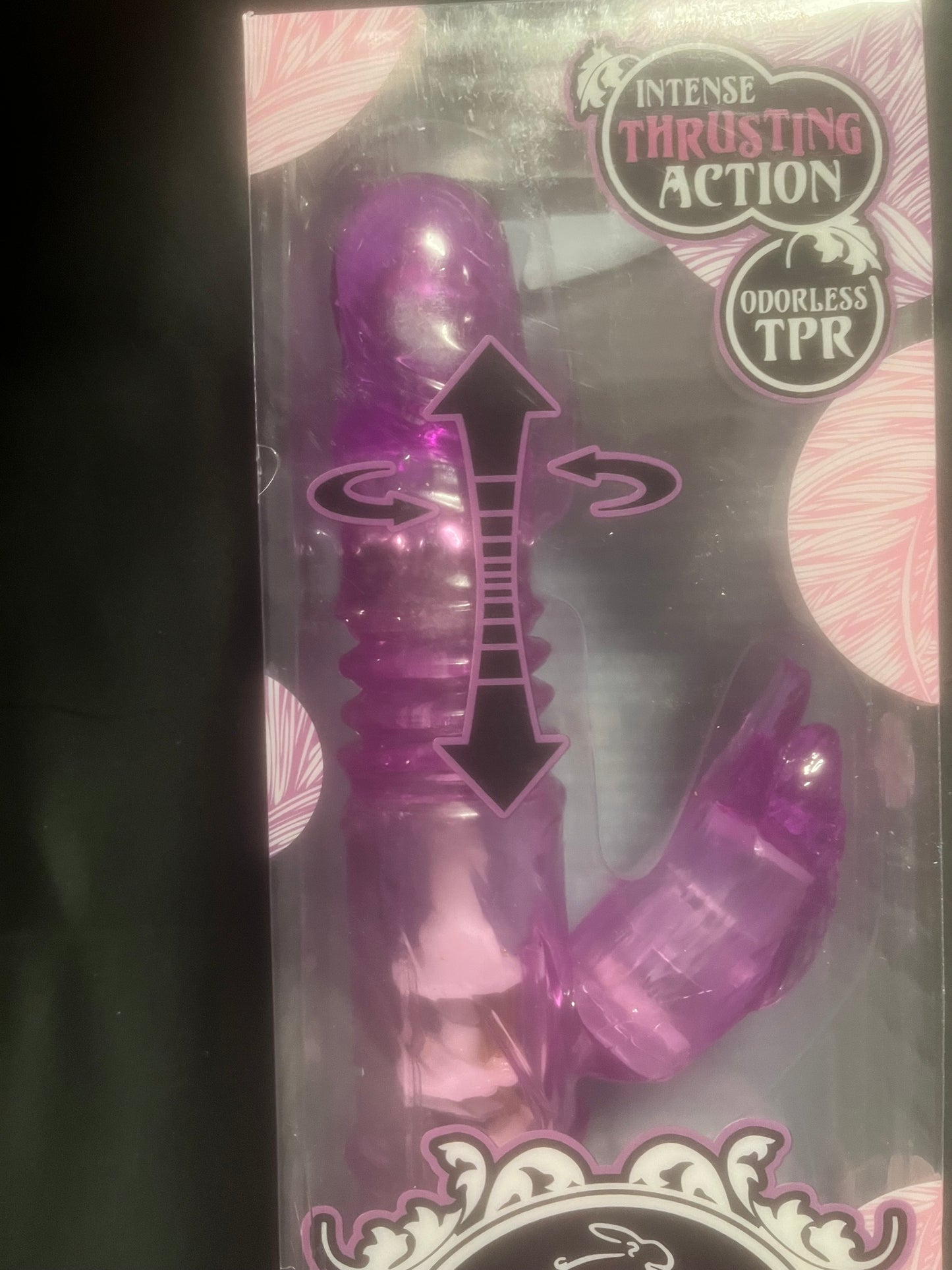 NS Novelties BunnyTron Thruster Rabbit Vibe in Purple