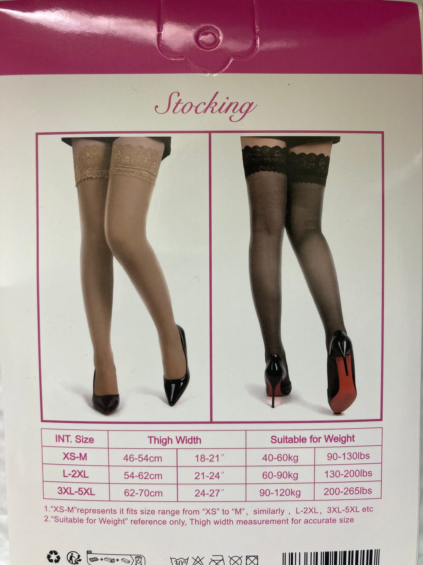 Silicone Grip Top Thigh High 3573