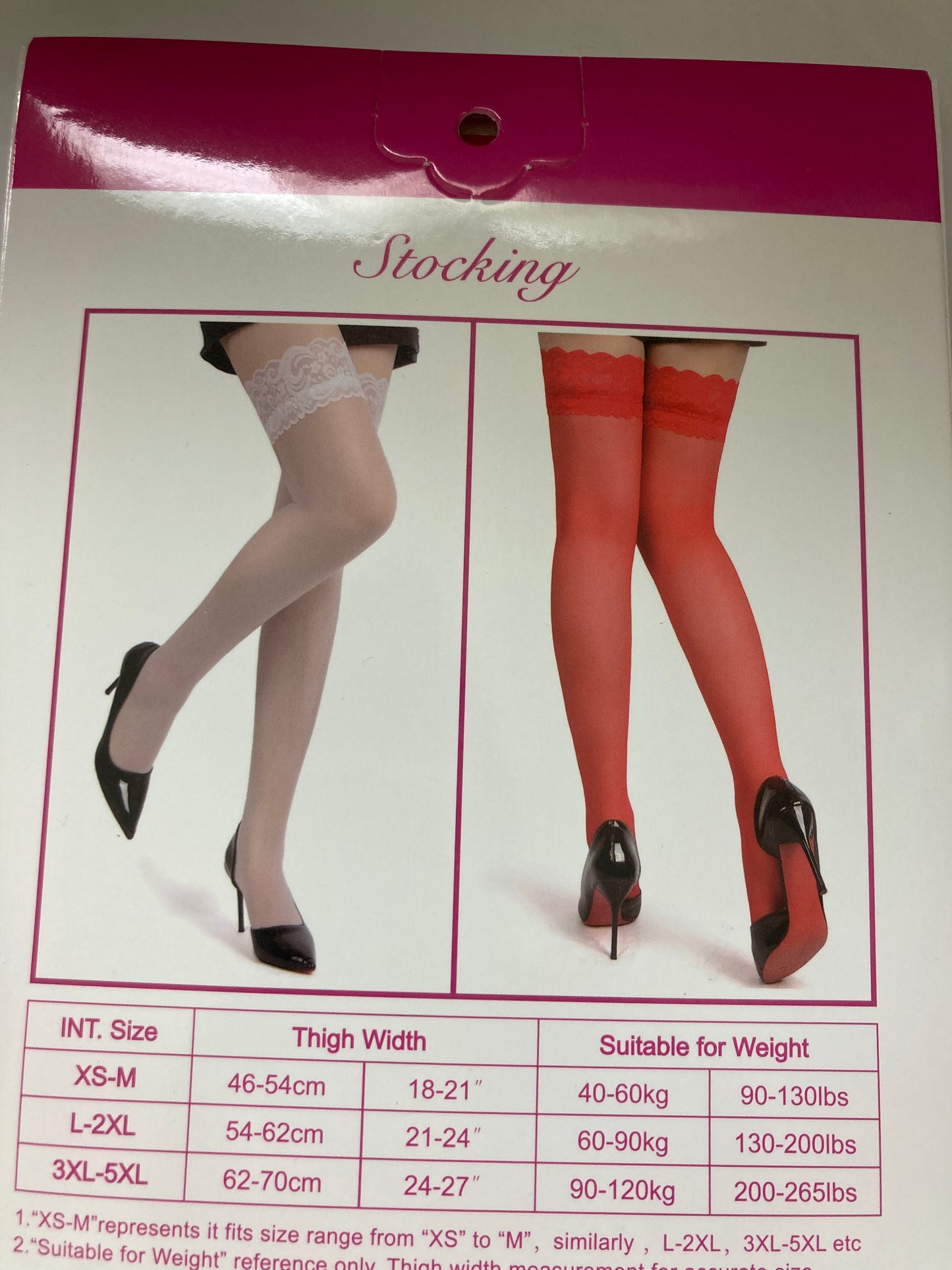 Scallop Top Thigh Highs with Silicone Grips 2157