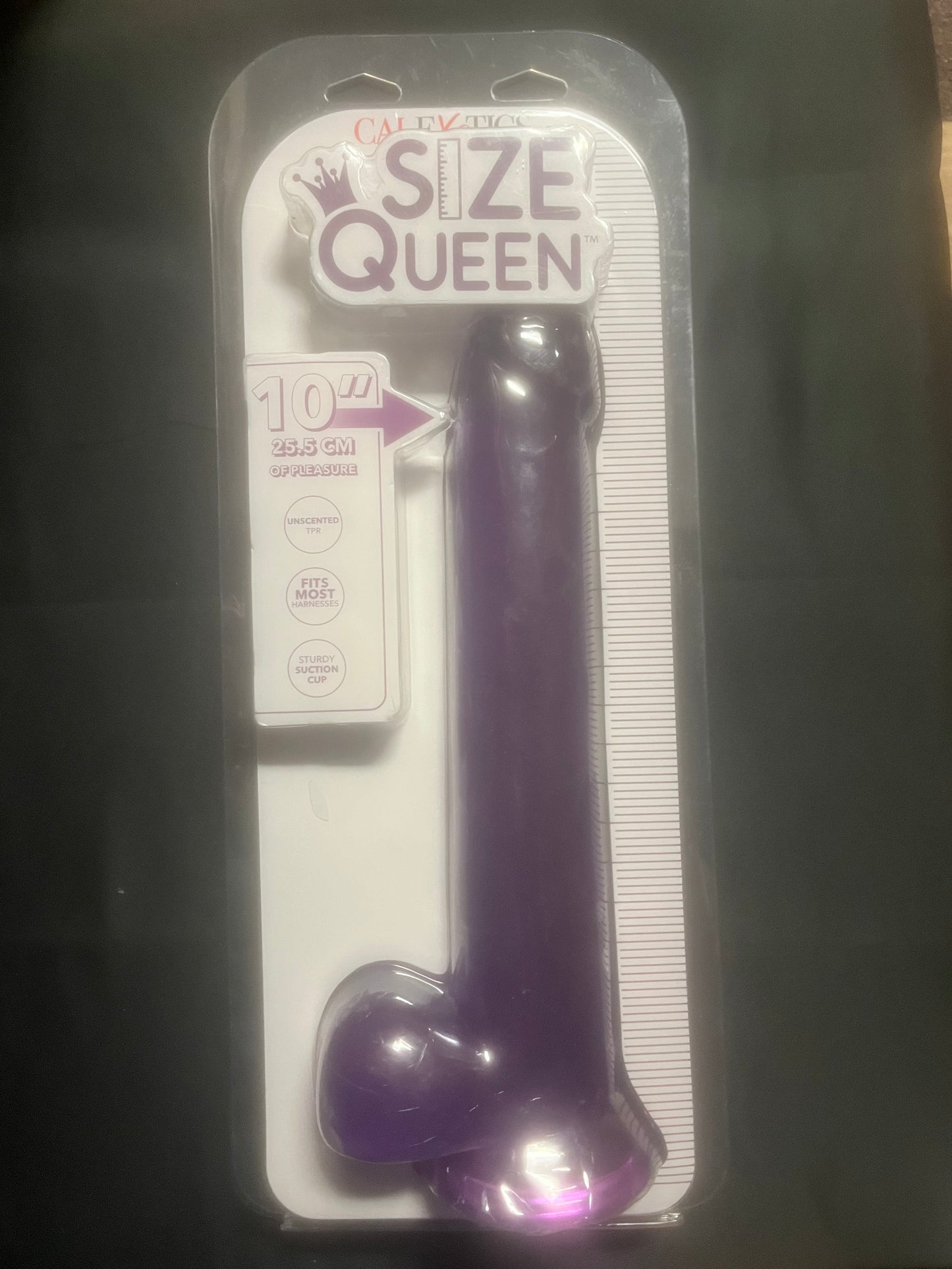 CalExotics Size Queen 10 Inch Jelly Dildo