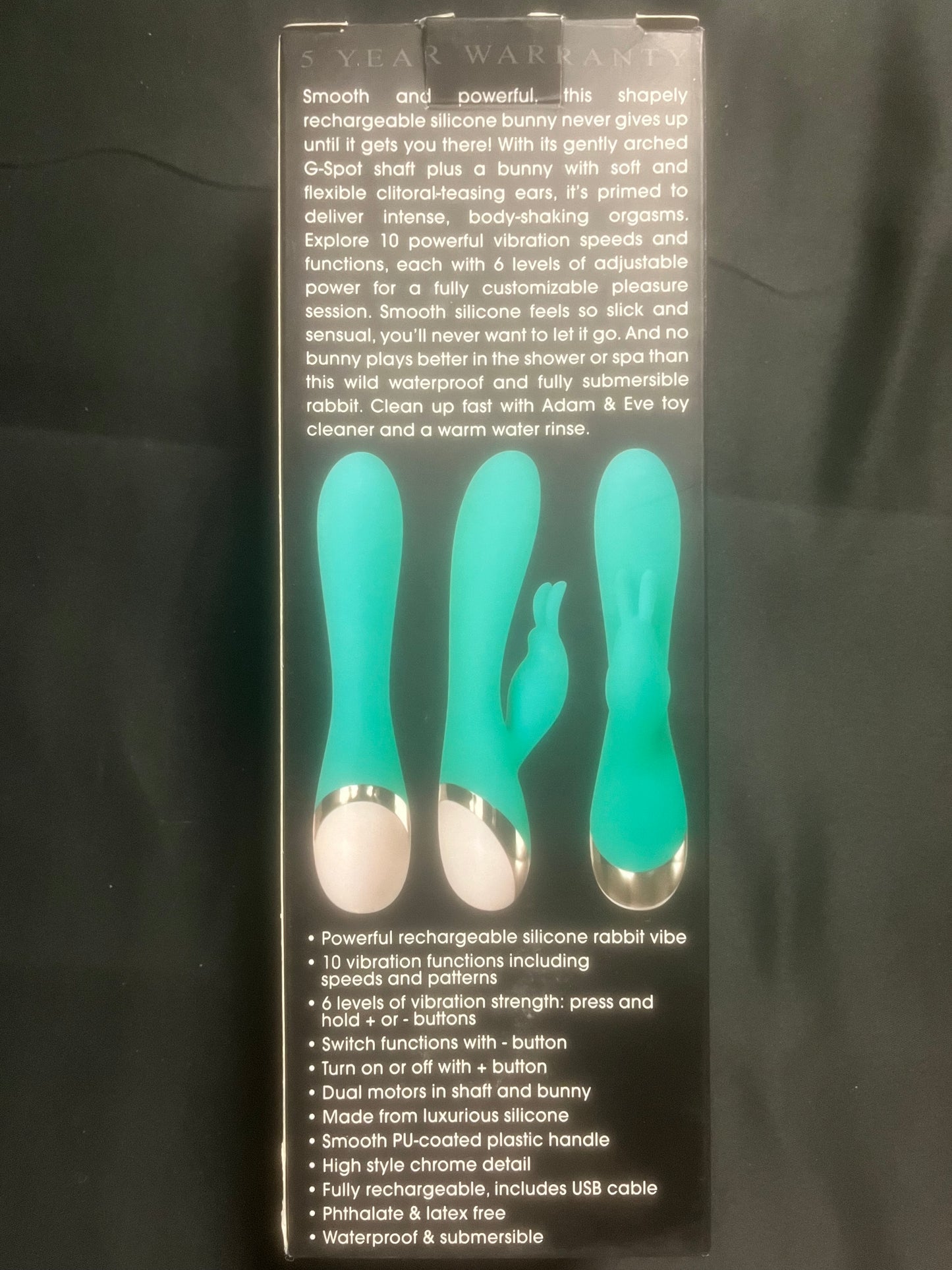 Evolved Novelties Adam & Eve The Silicone Bunny Vibe