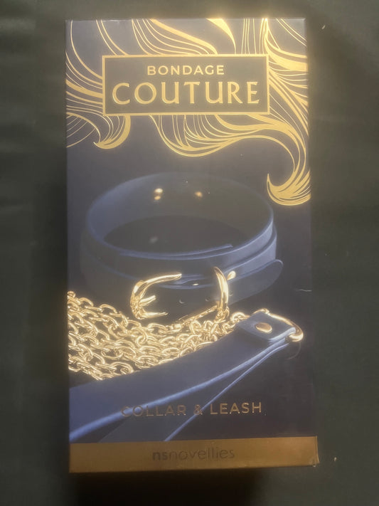 NS Novelties Bondage Couture Collar & Leash