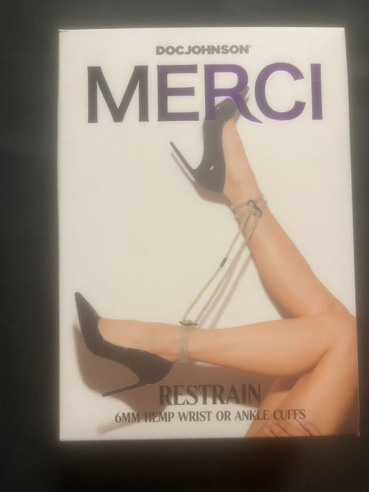 Merci Restrain Hemp Wrist/Ankle Cuffs
