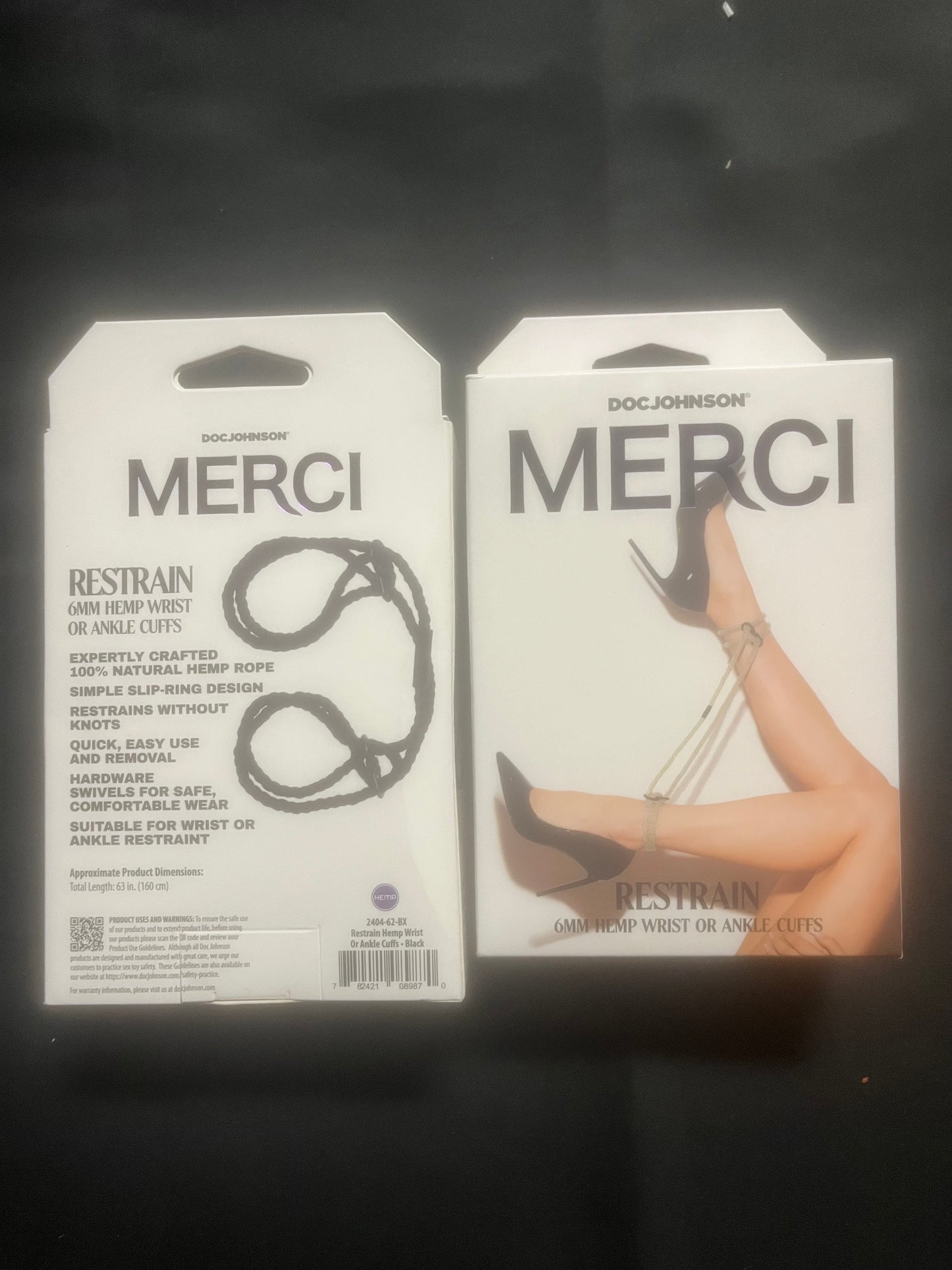 Merci Restrain Hemp Wrist/Ankle Cuffs