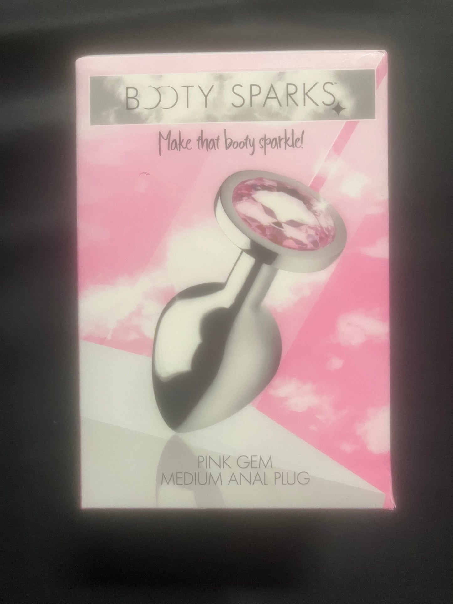 Booty Sparks Pink Gem Medium Anal Plug