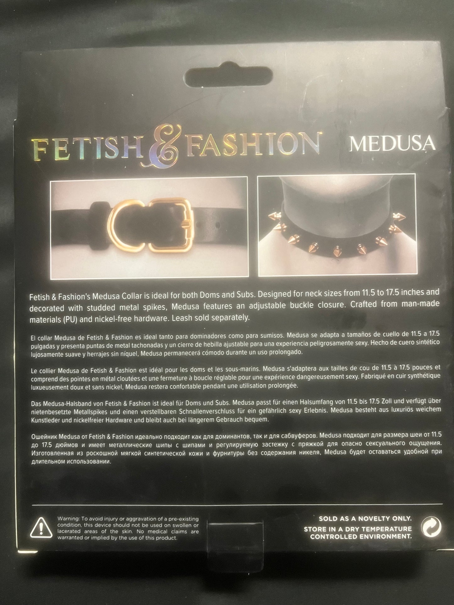 NS Novelties Fetish & Fashion Medusa Collar