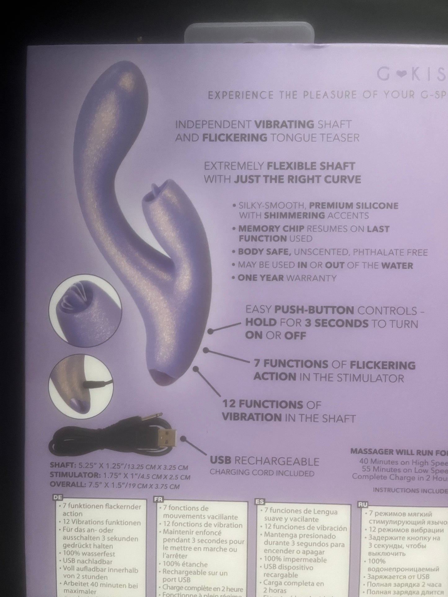 CalExotics G-Love Flickering G-Kiss Vibe