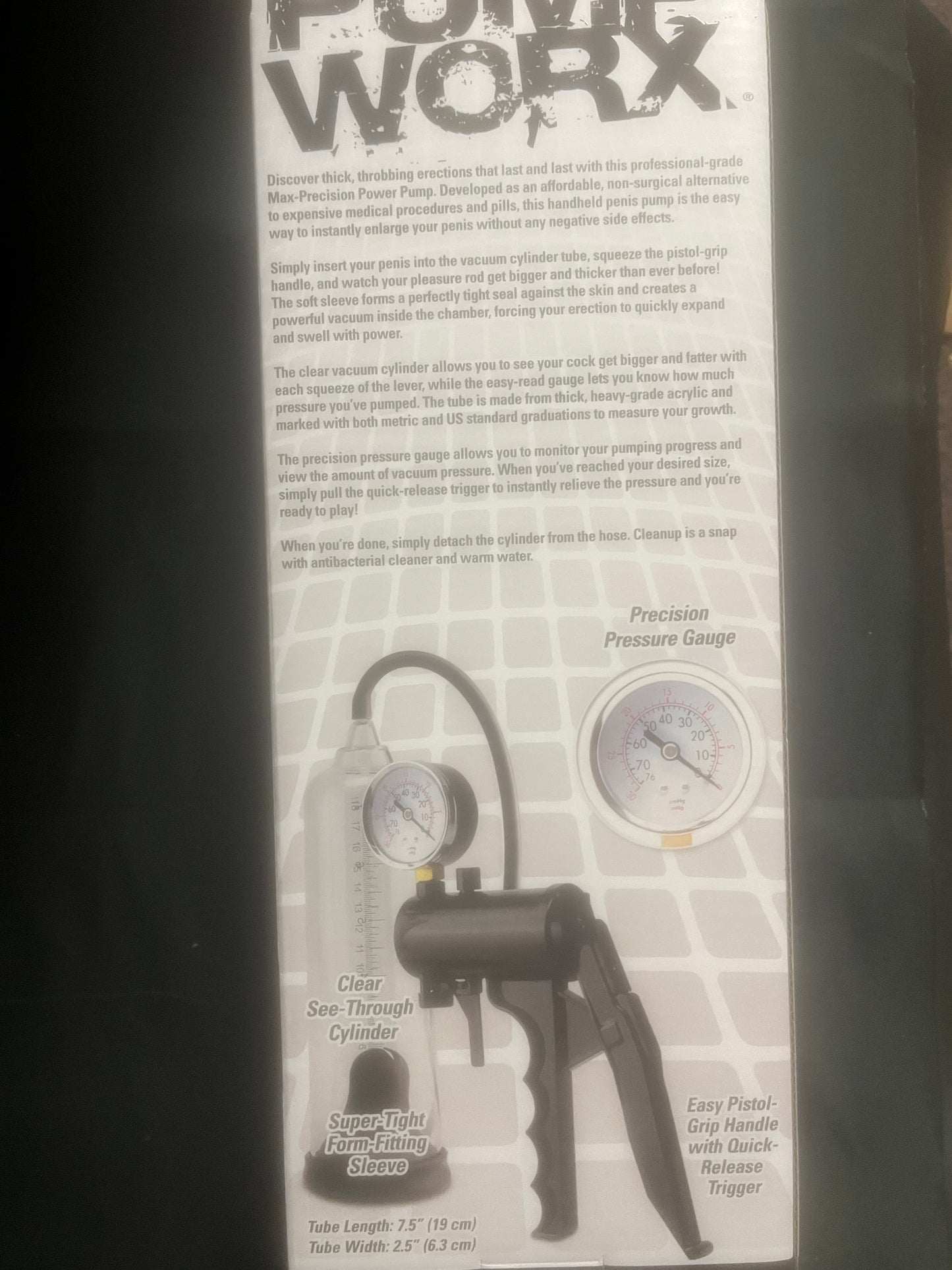 PipeDream Max-Precision Power Pump in Black