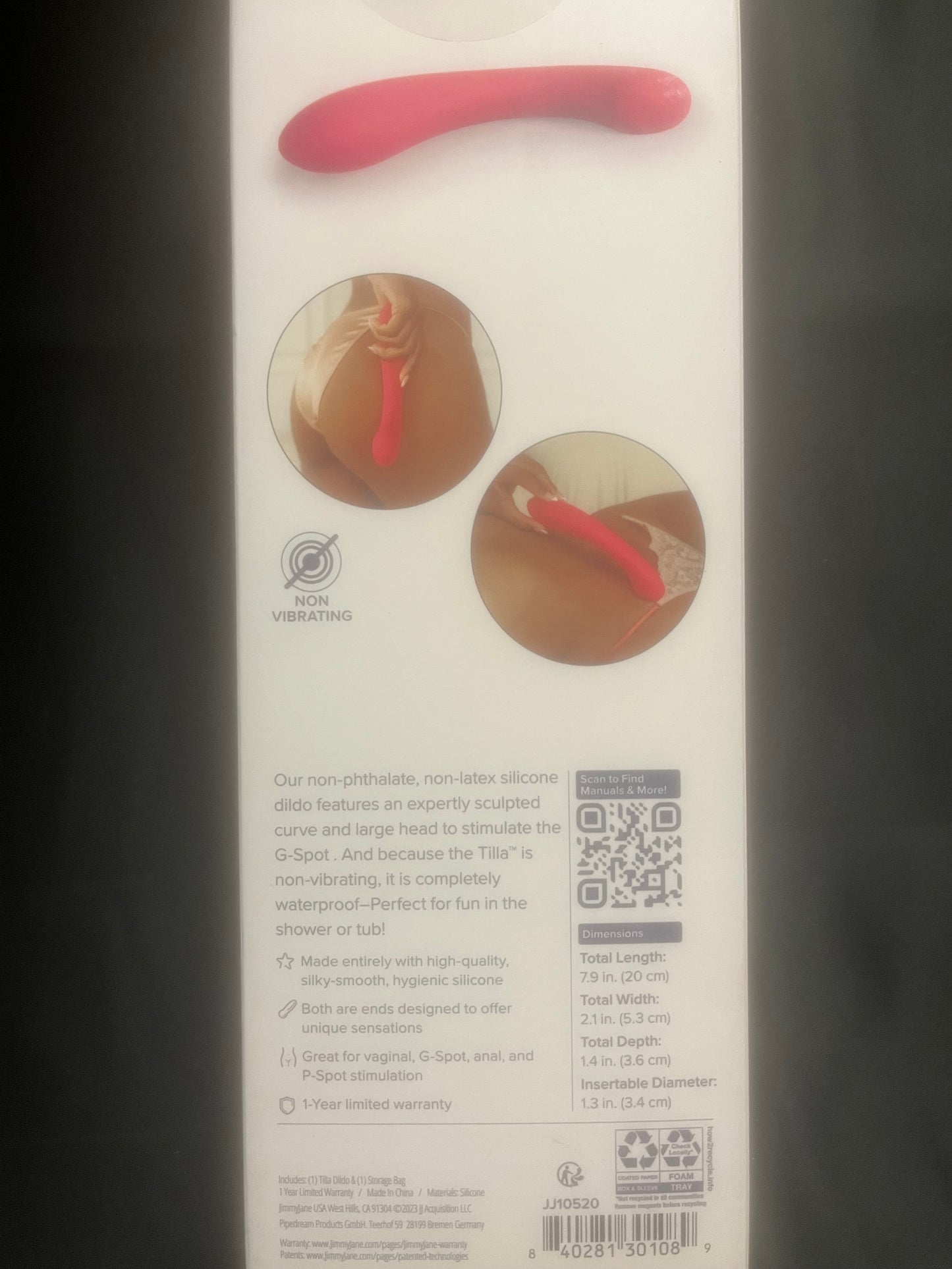 JimmyJane Tilla G-Spot Dildo