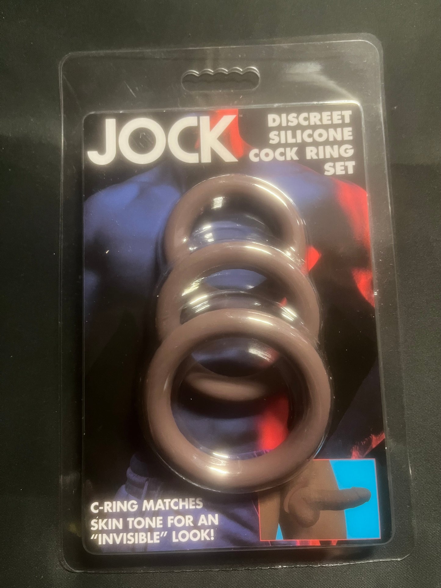 Jock Discreet Silicone Cock Ring Set