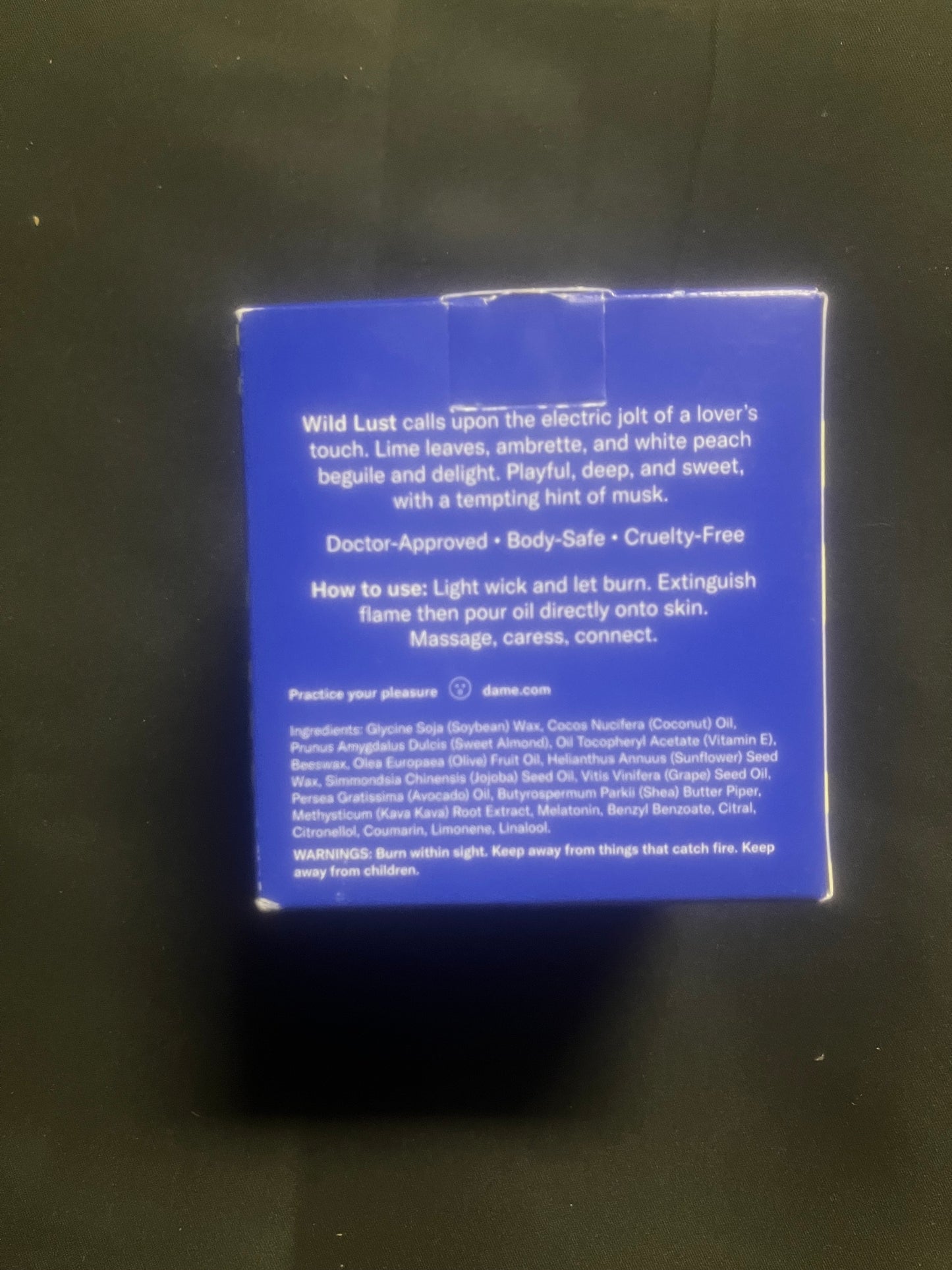 Dame Massage Candle 5oz
