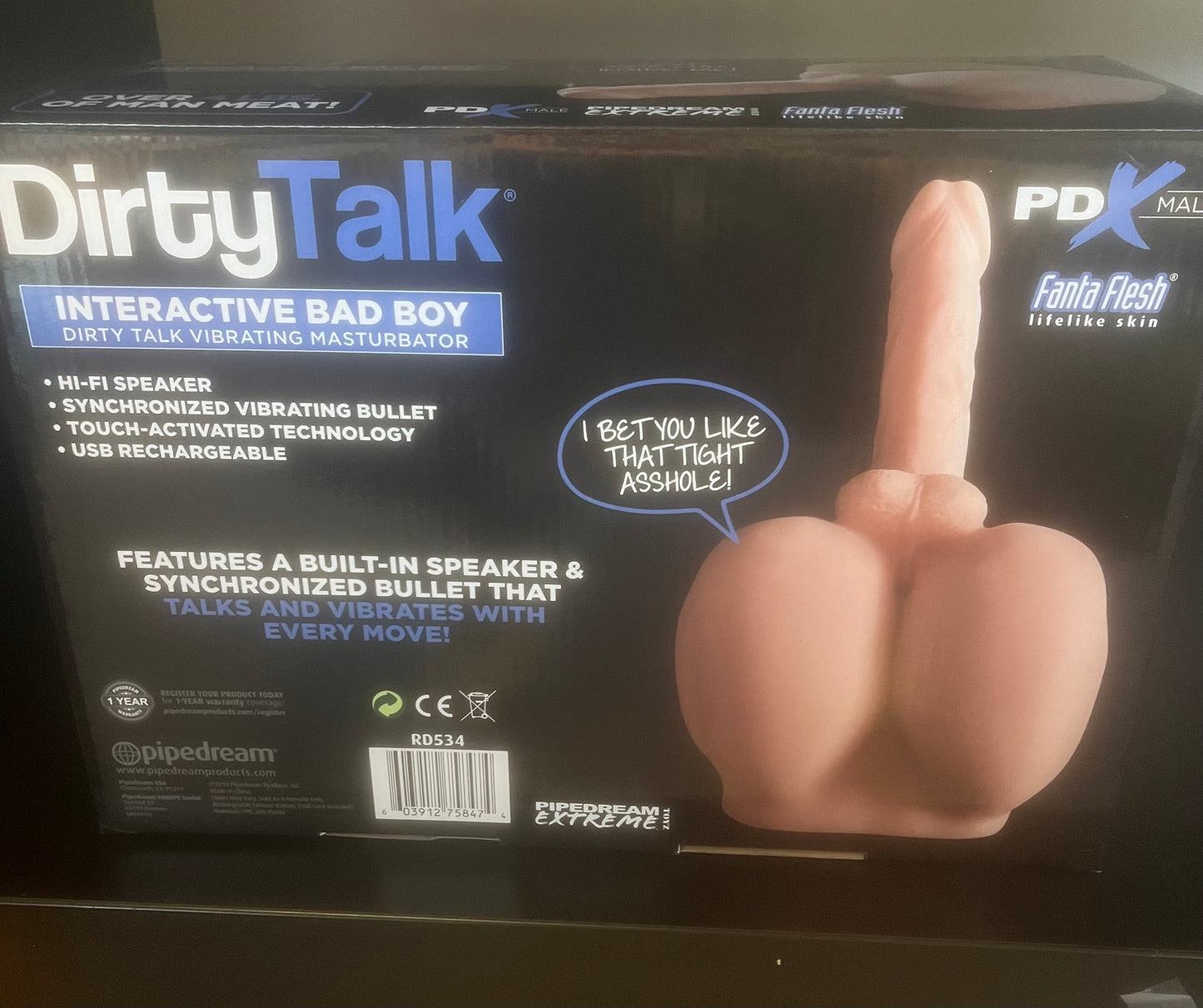 PipeDream Dirty Talk Interactive Bad Boy