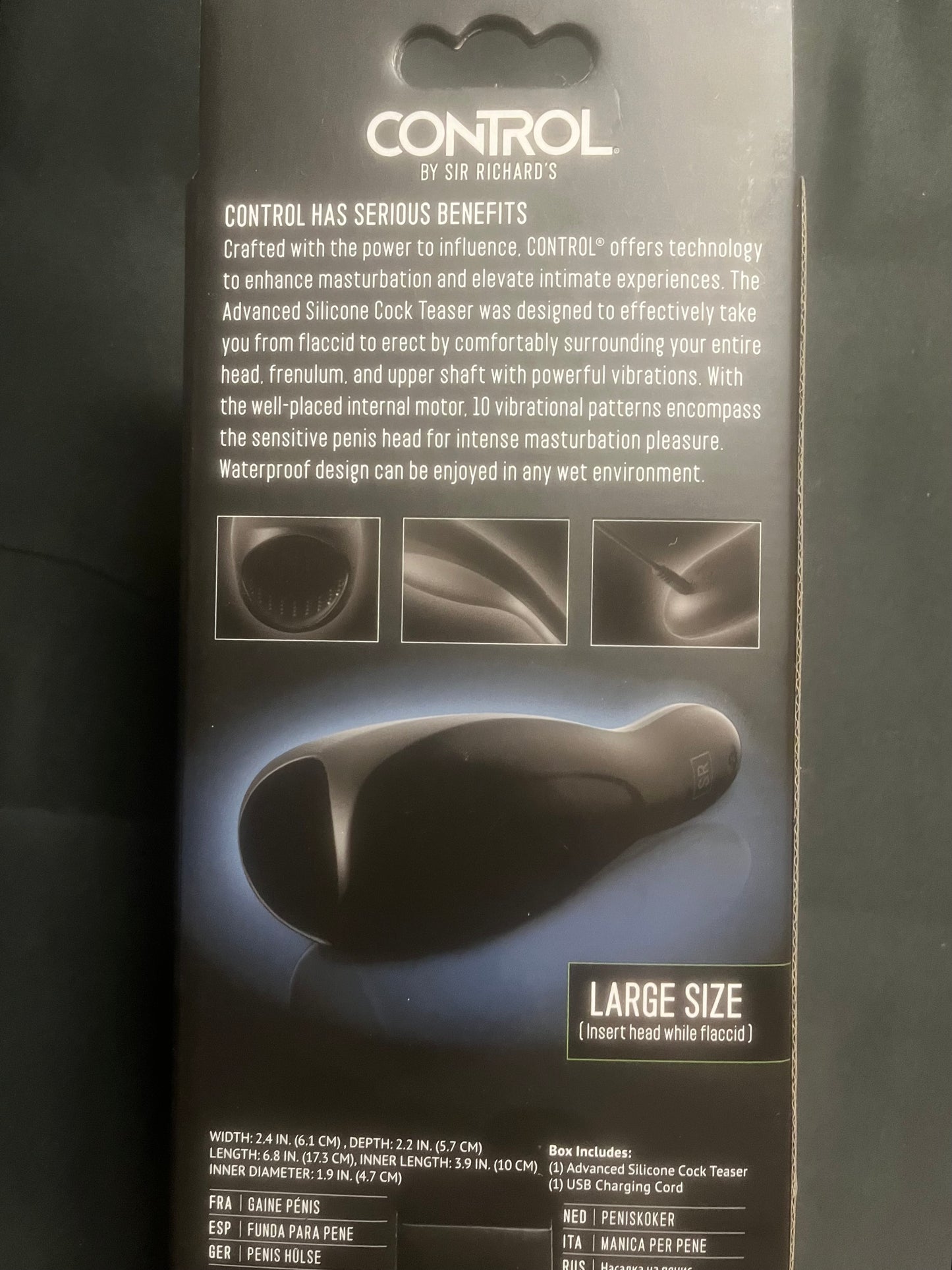 Sir Richard's Control Advanced Silicone Cock Teaser