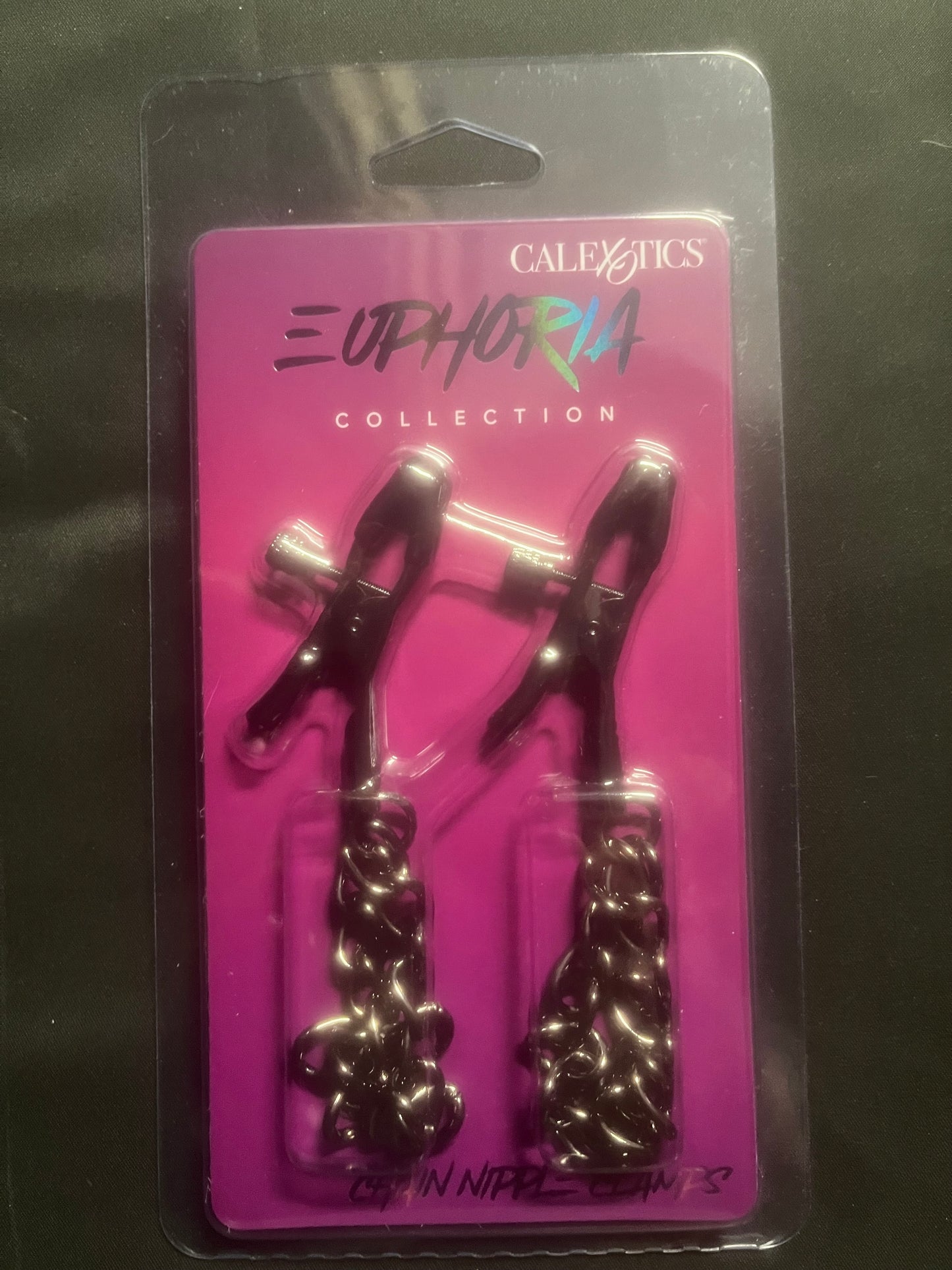 CalExotics Euphoria Chain Nipple Clamps