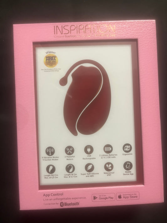 Doc Johnson Inspiration Clitoral Suction & Egg Vibe Set