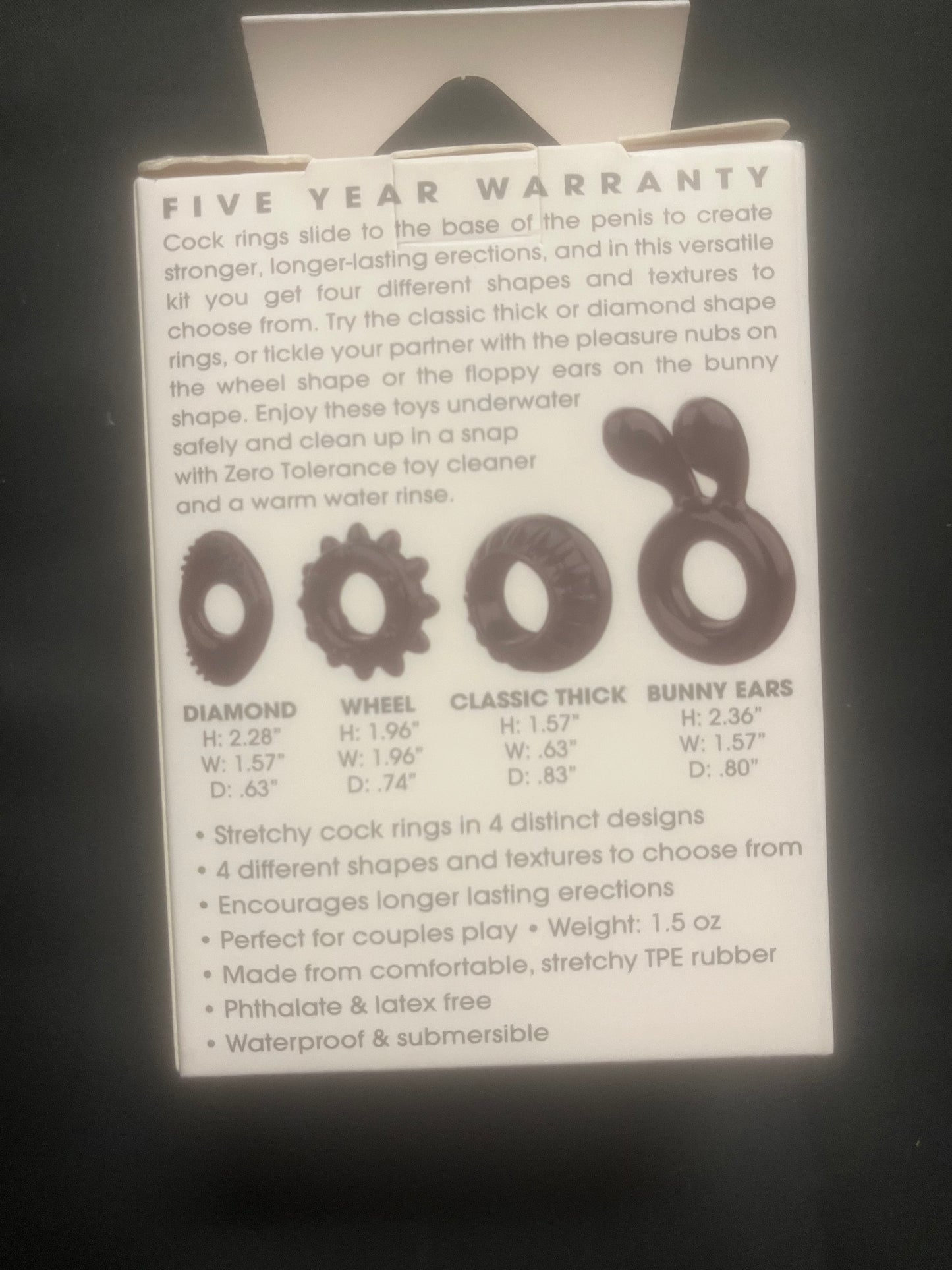 Zero Tolerance Ring My Bell C-Ring Set