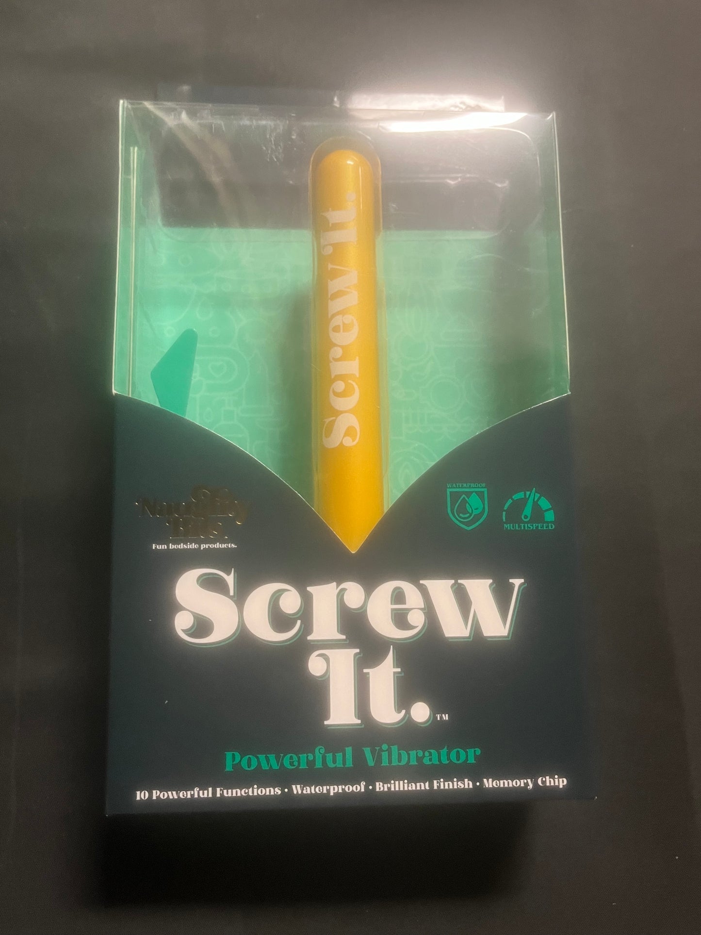 CalExotics Naughty Bits Screw It. Powerful Vibrator