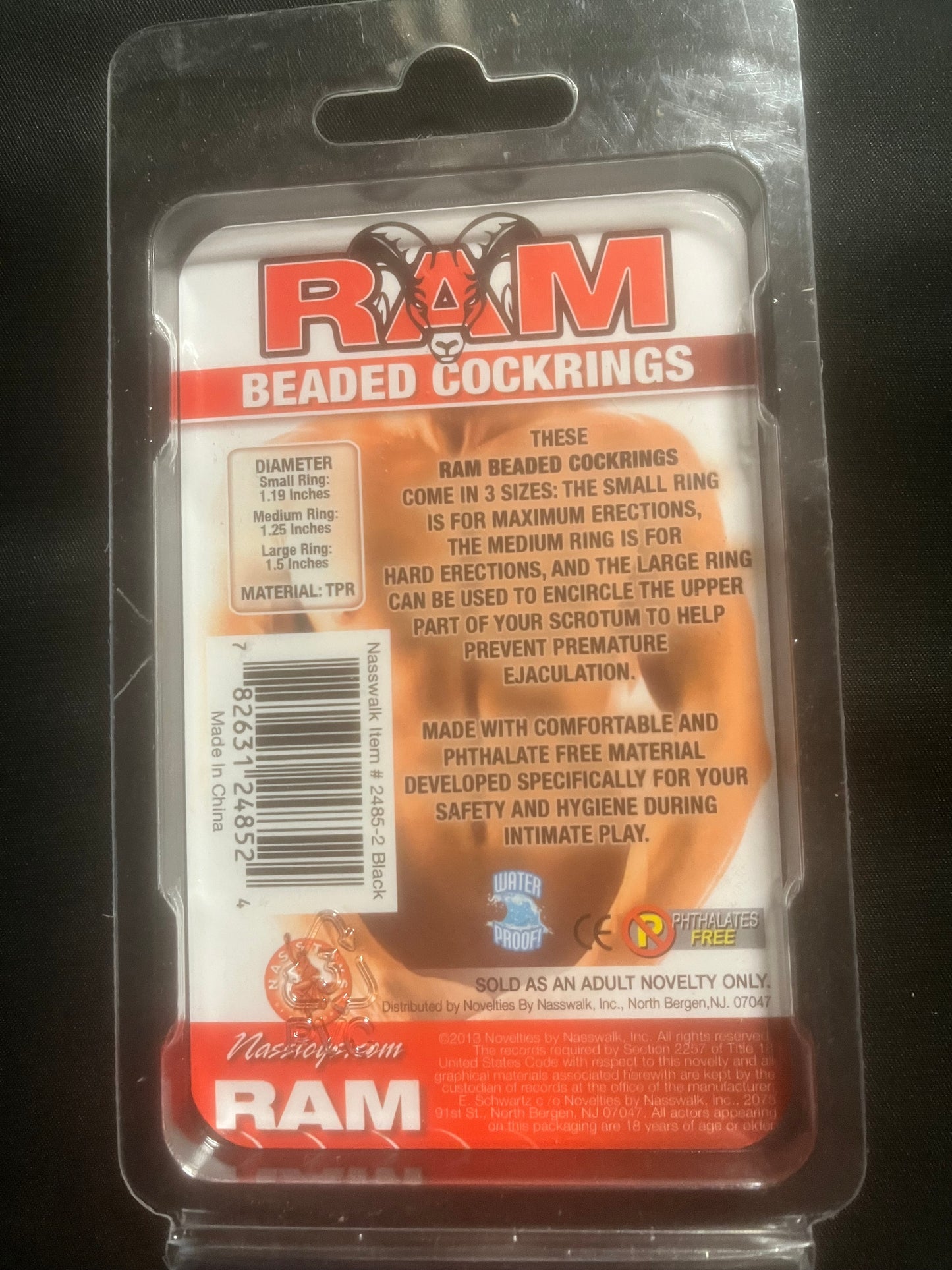 NassToys Ram Beaded Cock Rings